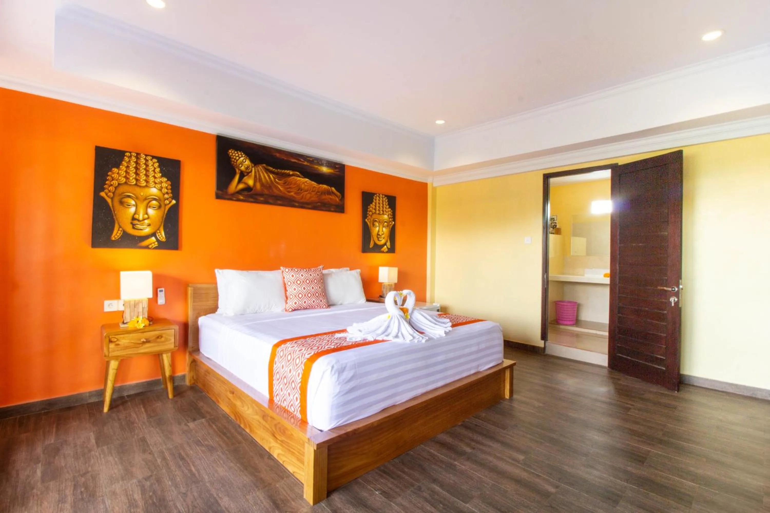 Bed in Pondok Kutuh Guest House