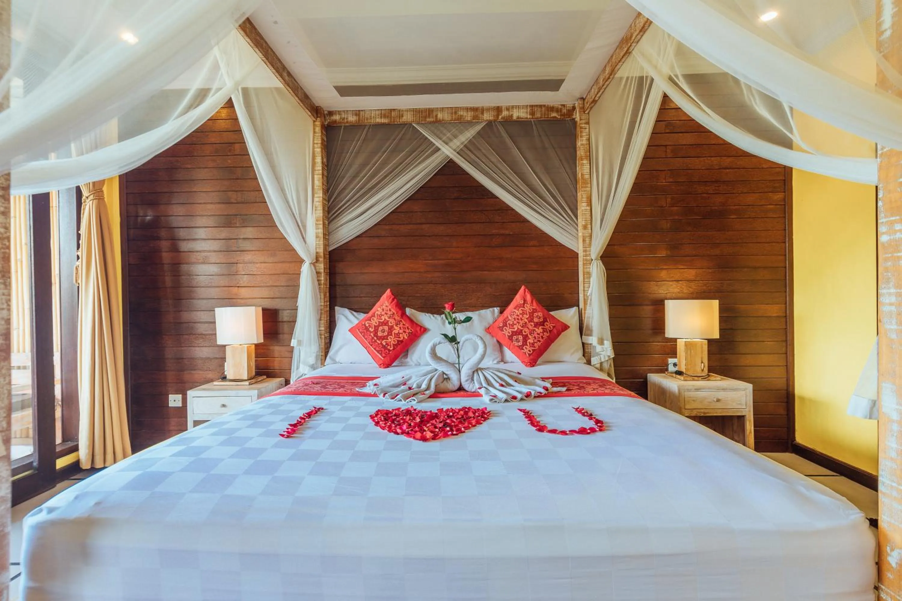 Bed in Pondok Kutuh Guest House