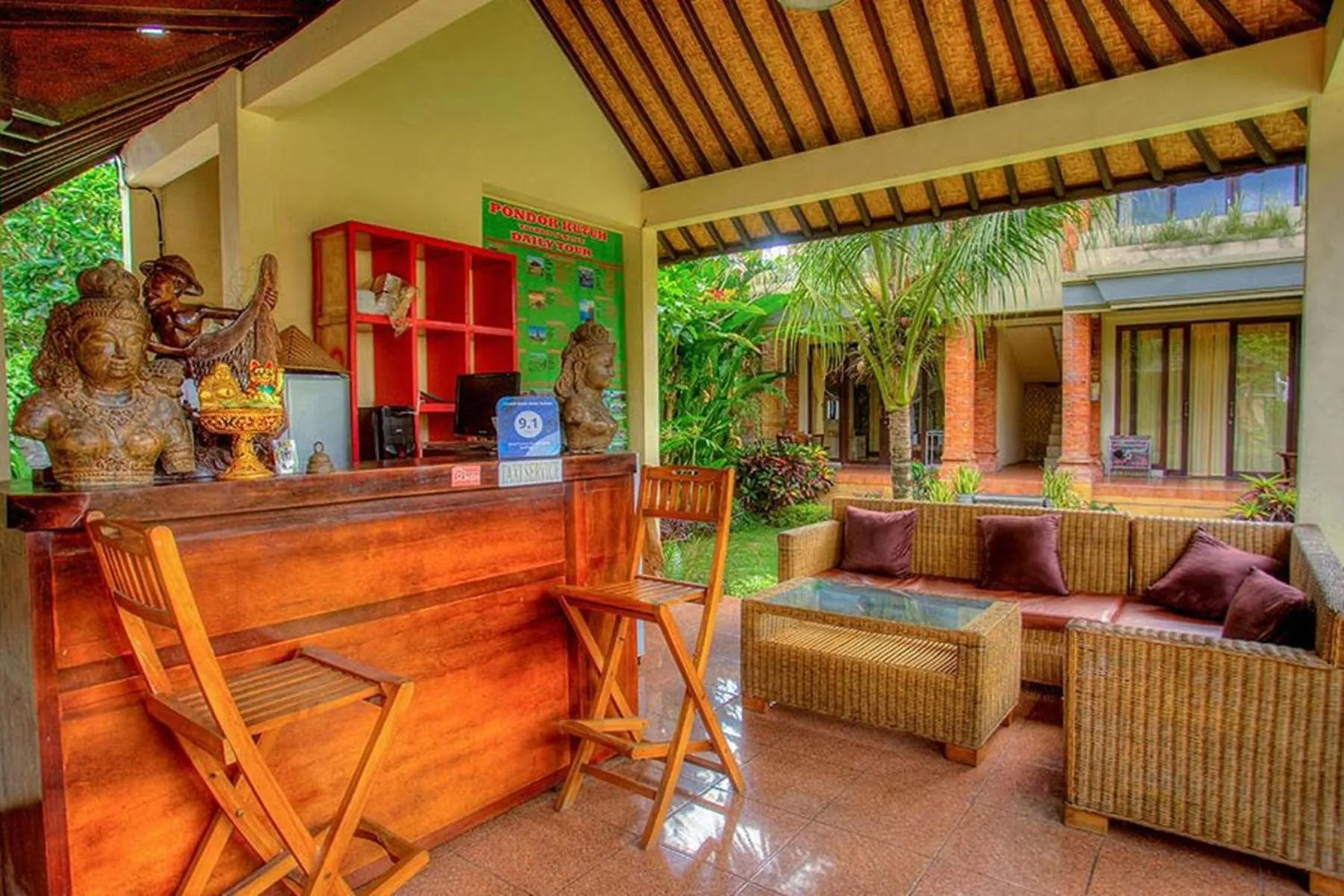 Lobby or reception in Pondok Kutuh Guest House