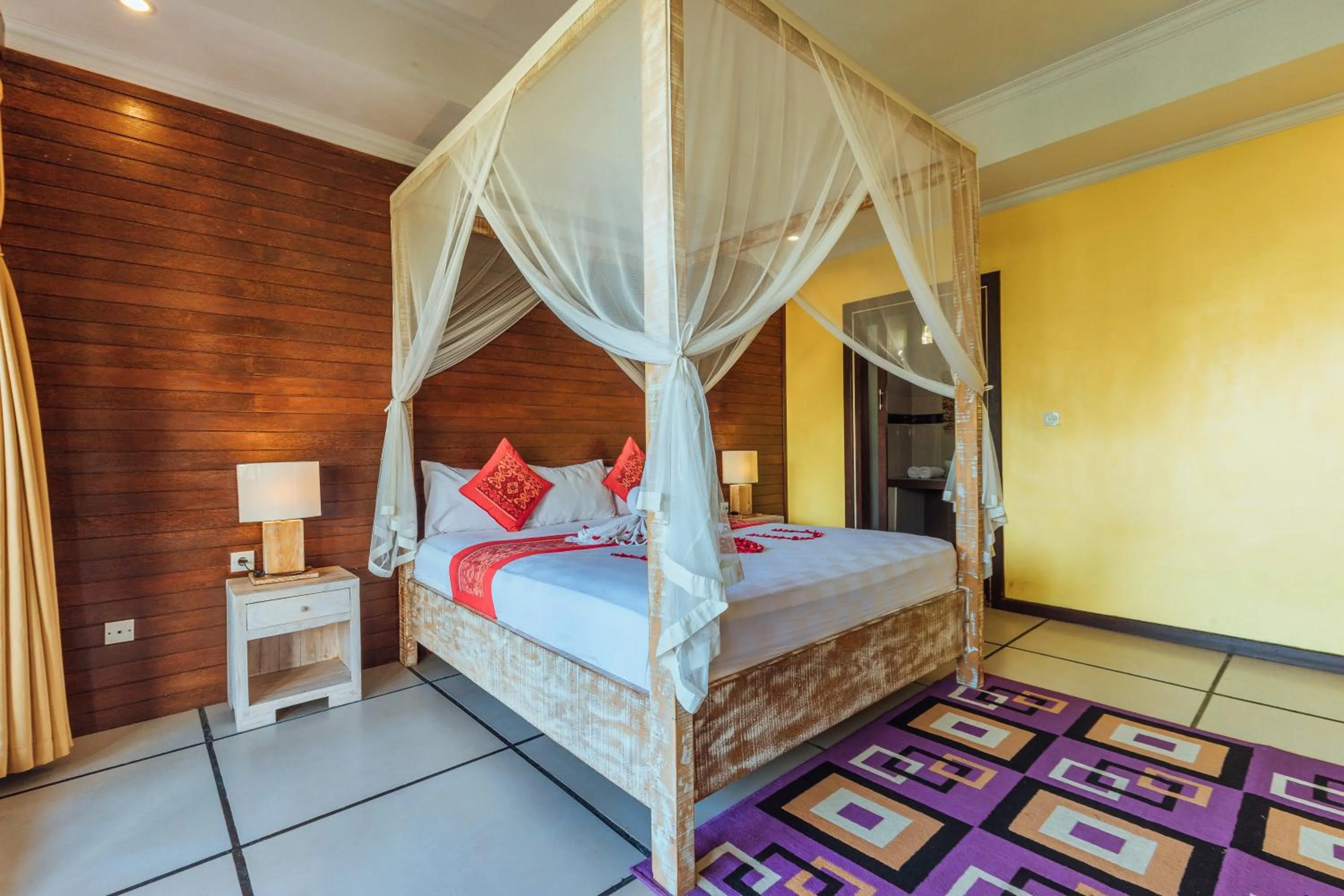 Bed in Pondok Kutuh Guest House