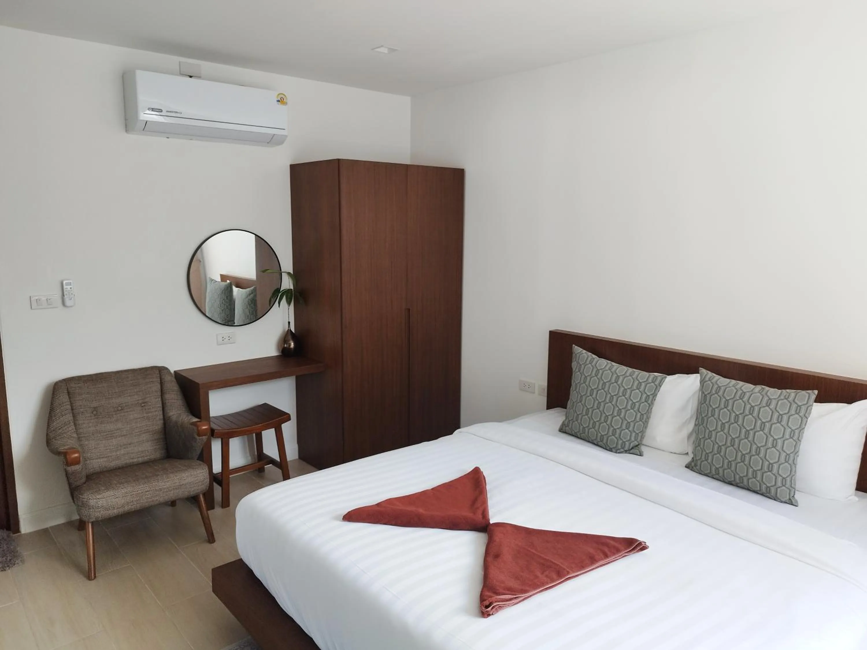 Bed in Seava House Ao-Nang Krabi