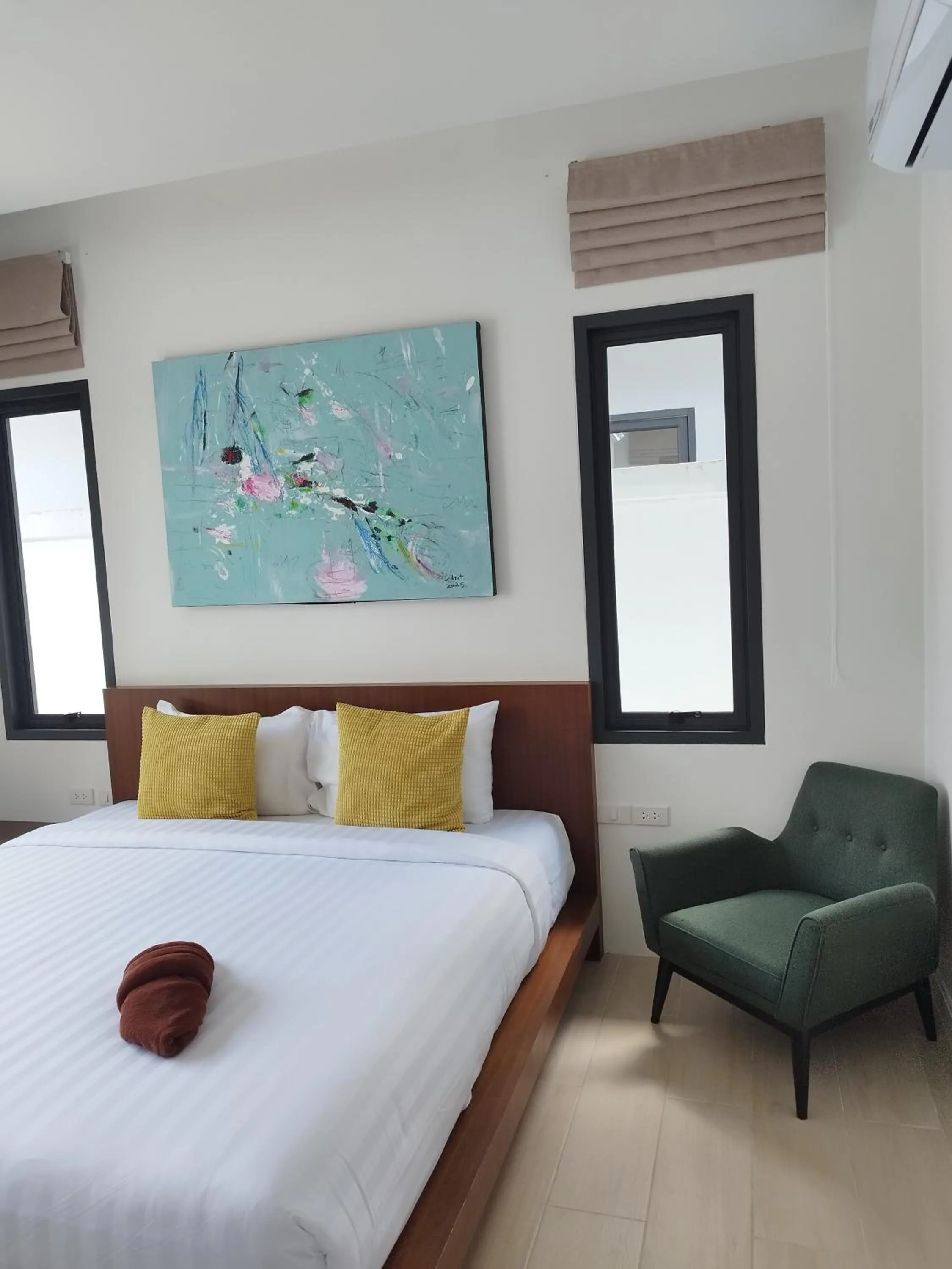 Bed in Seava House Ao-Nang Krabi