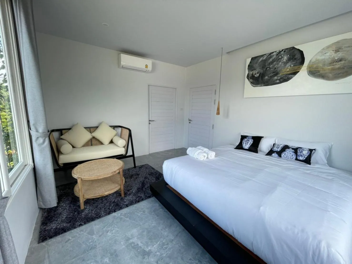 Bed in Seava House Ao-Nang Krabi