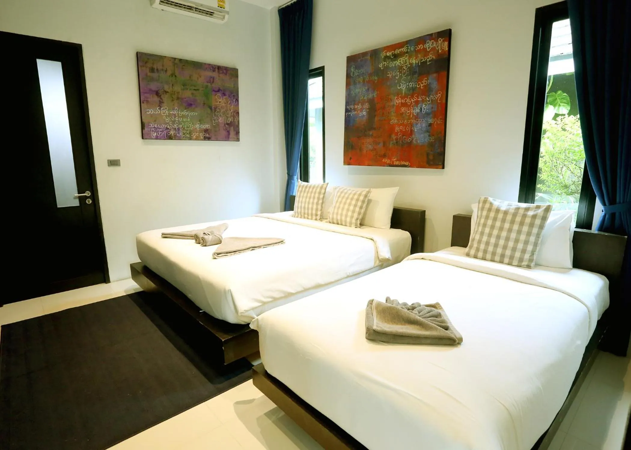 Bed in Seava House Ao-Nang Krabi