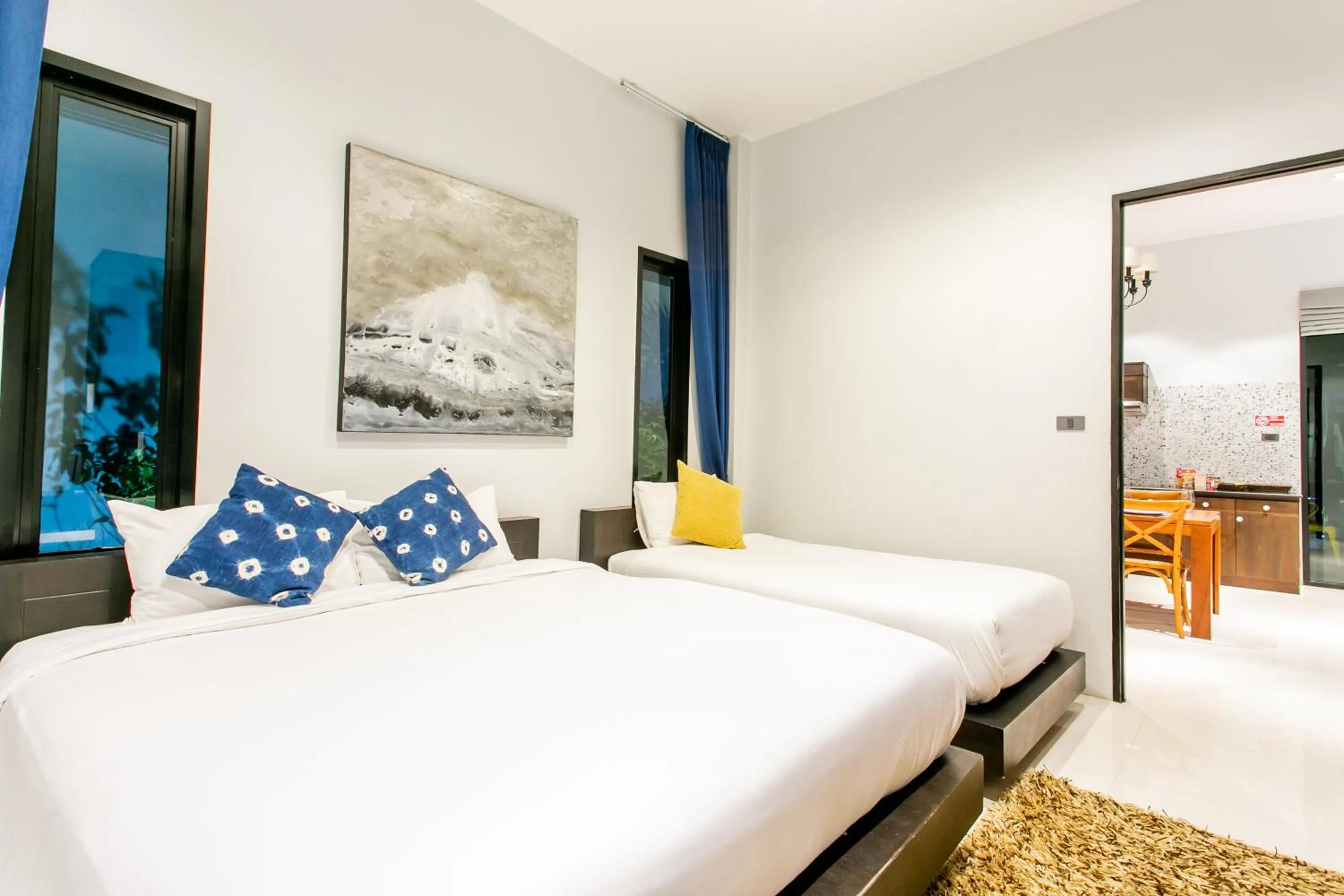 Bed in Seava House Ao-Nang Krabi