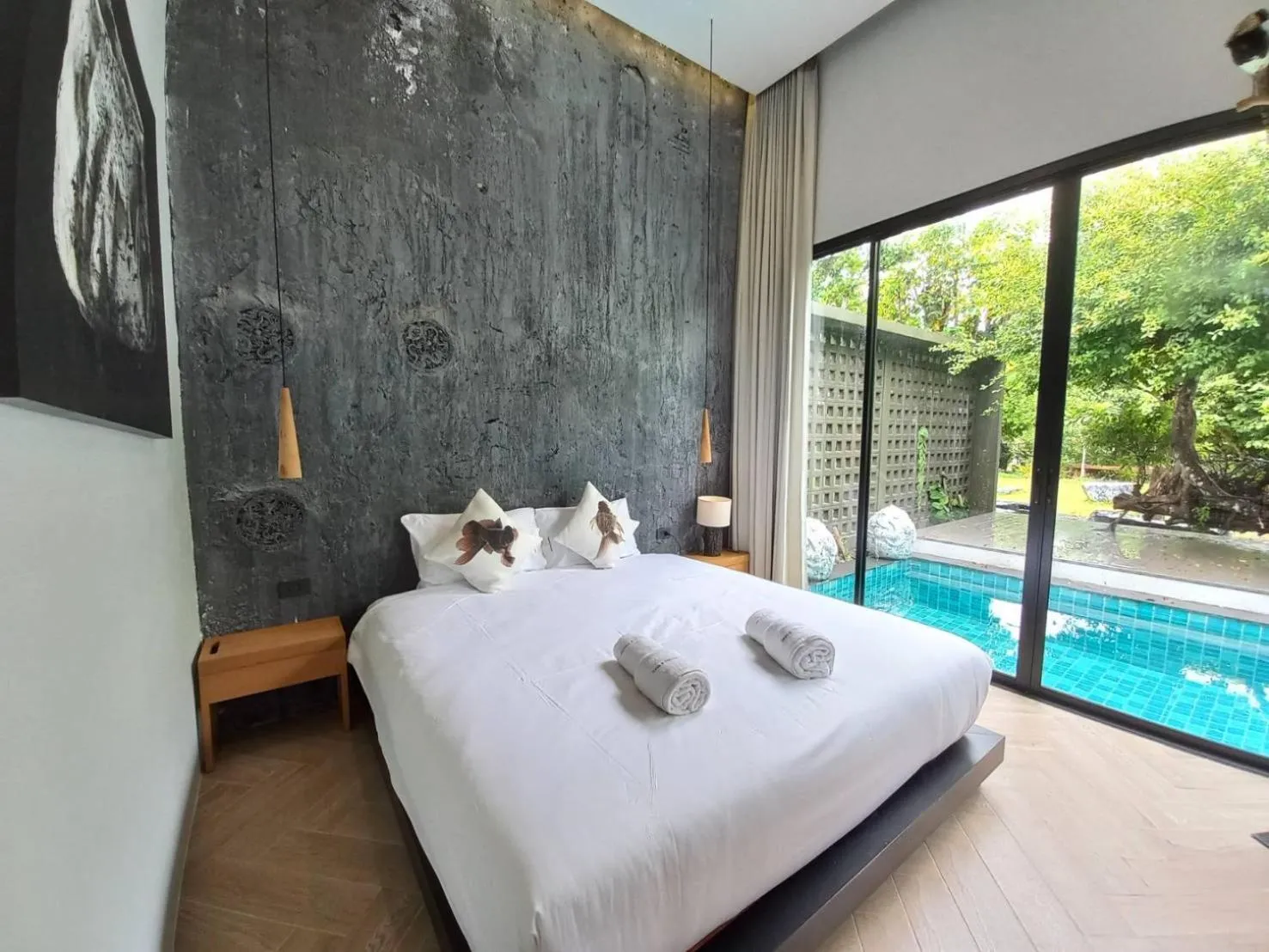 Bed in Seava House Ao-Nang Krabi