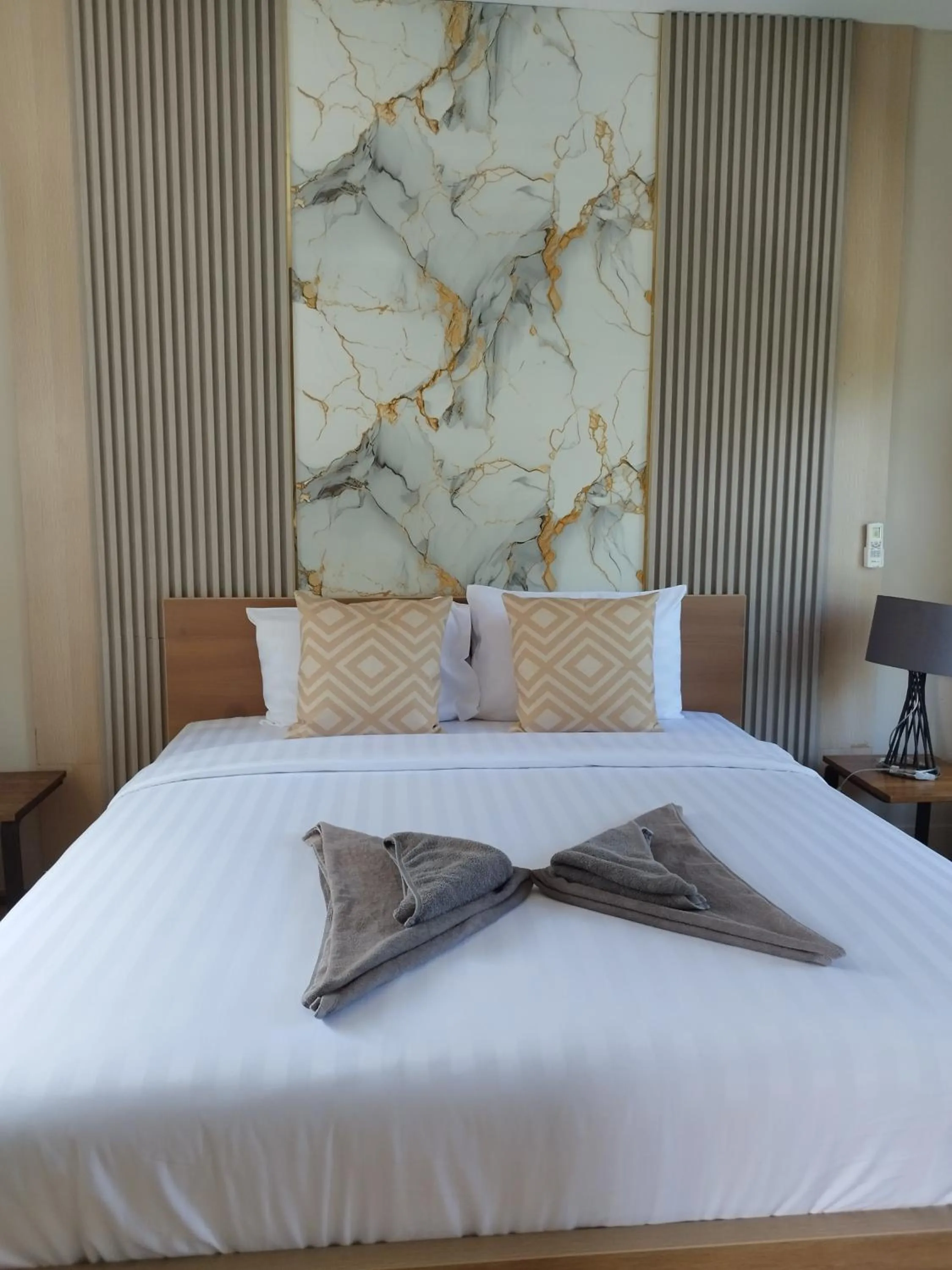 Bed in Seava House Ao-Nang Krabi