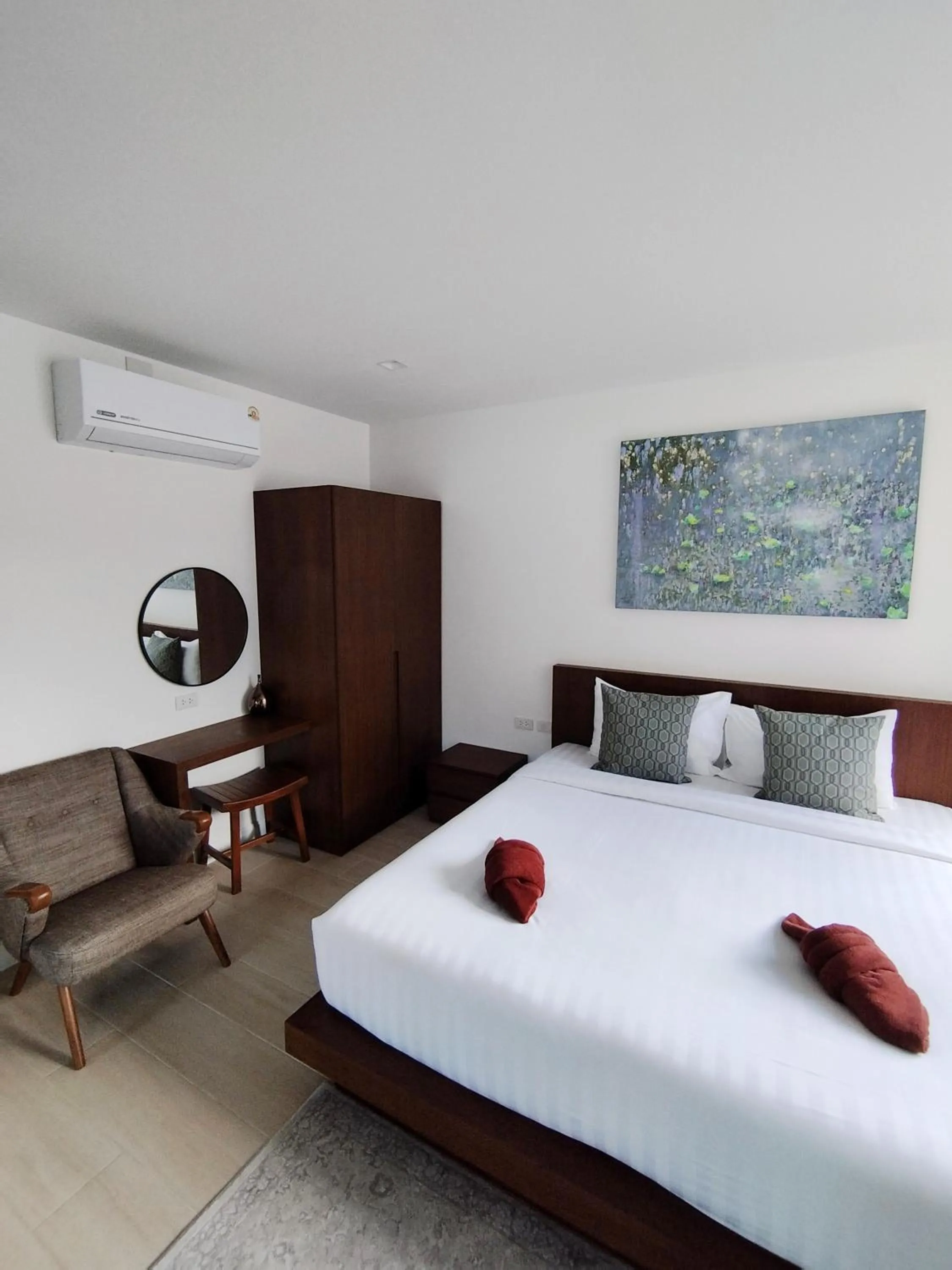 Bed in Seava House Ao-Nang Krabi