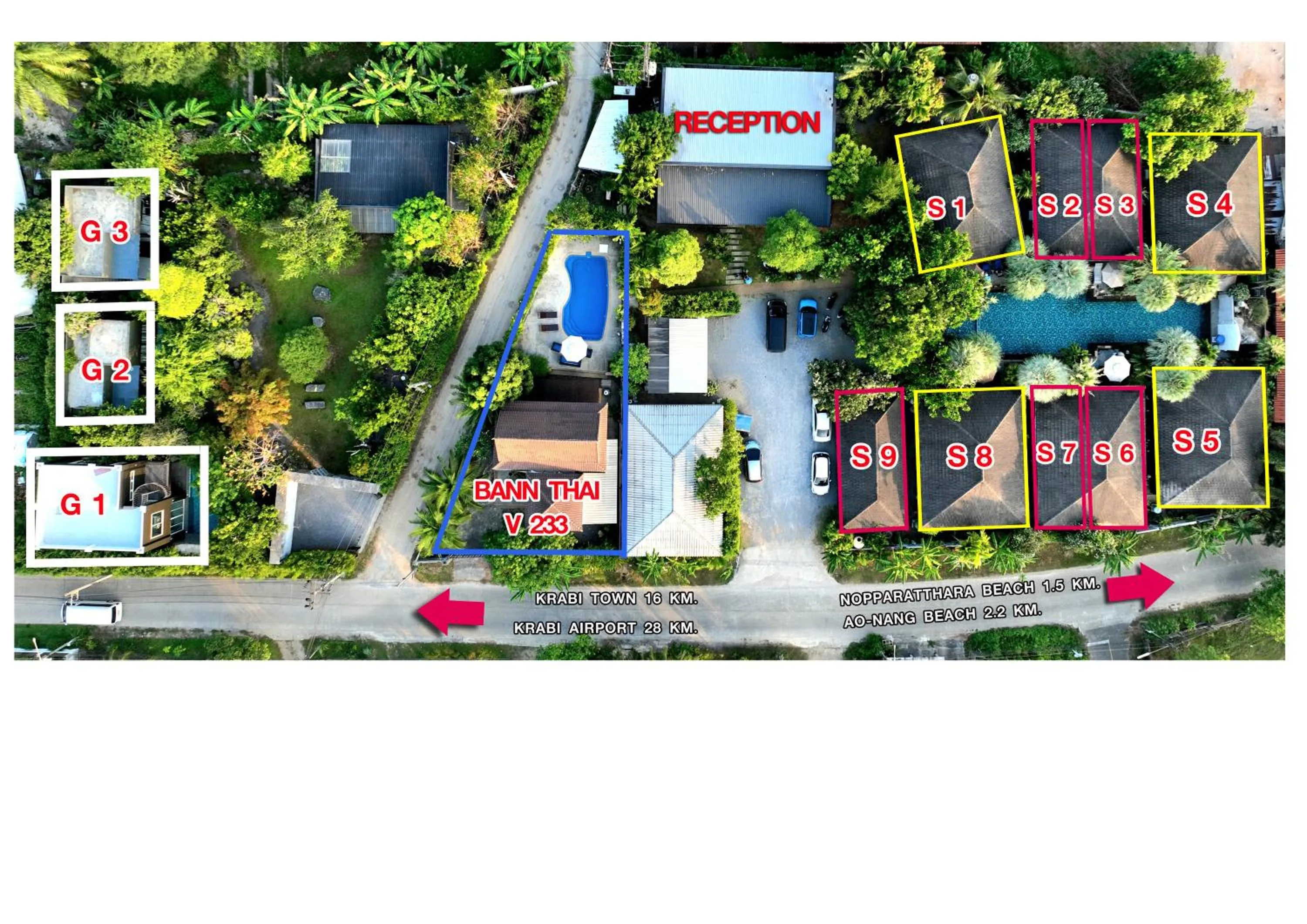 Property building in Seava House Ao-Nang Krabi