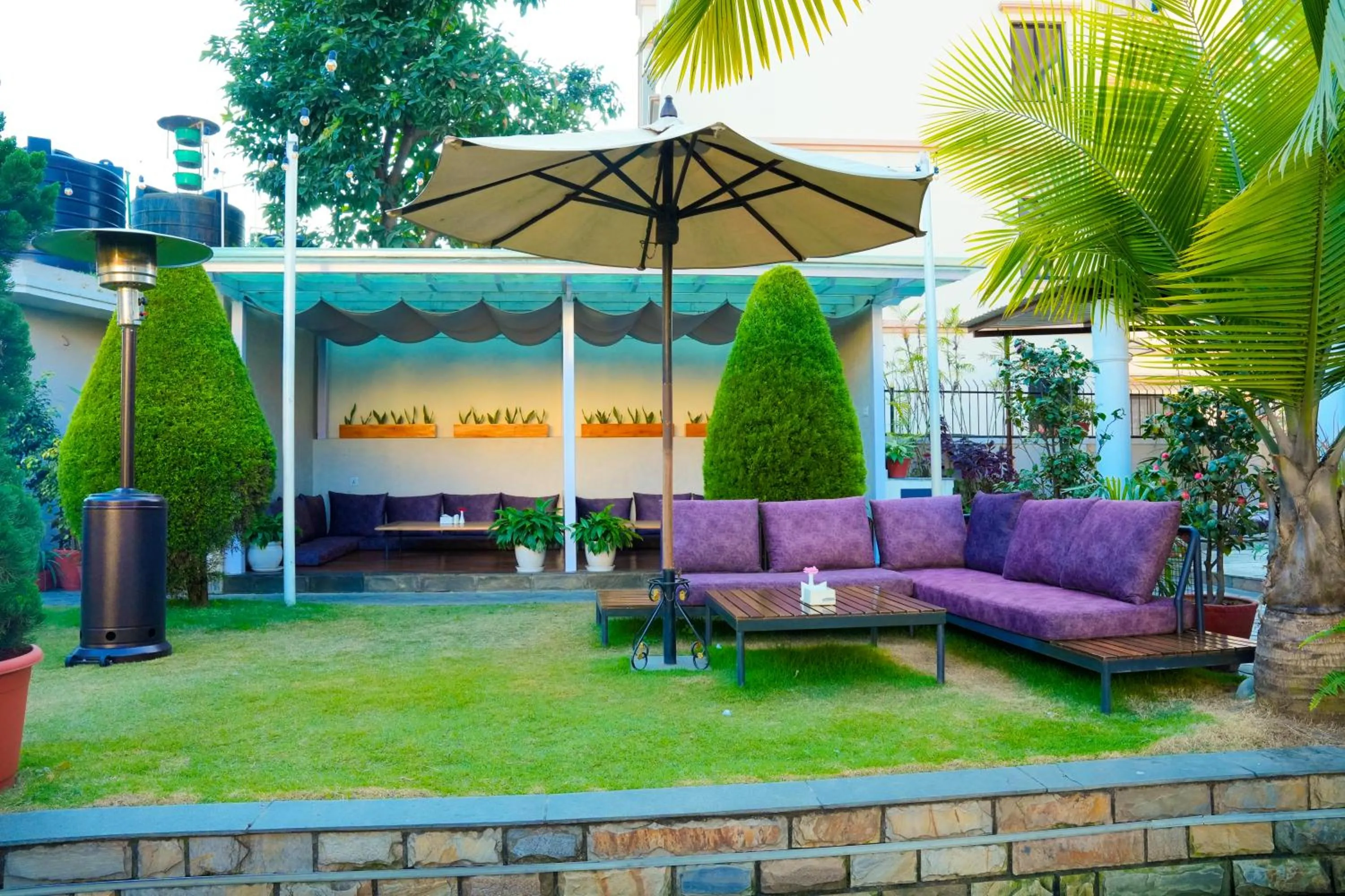 Garden in Hotel Harmika - Boudha, Kathmandu