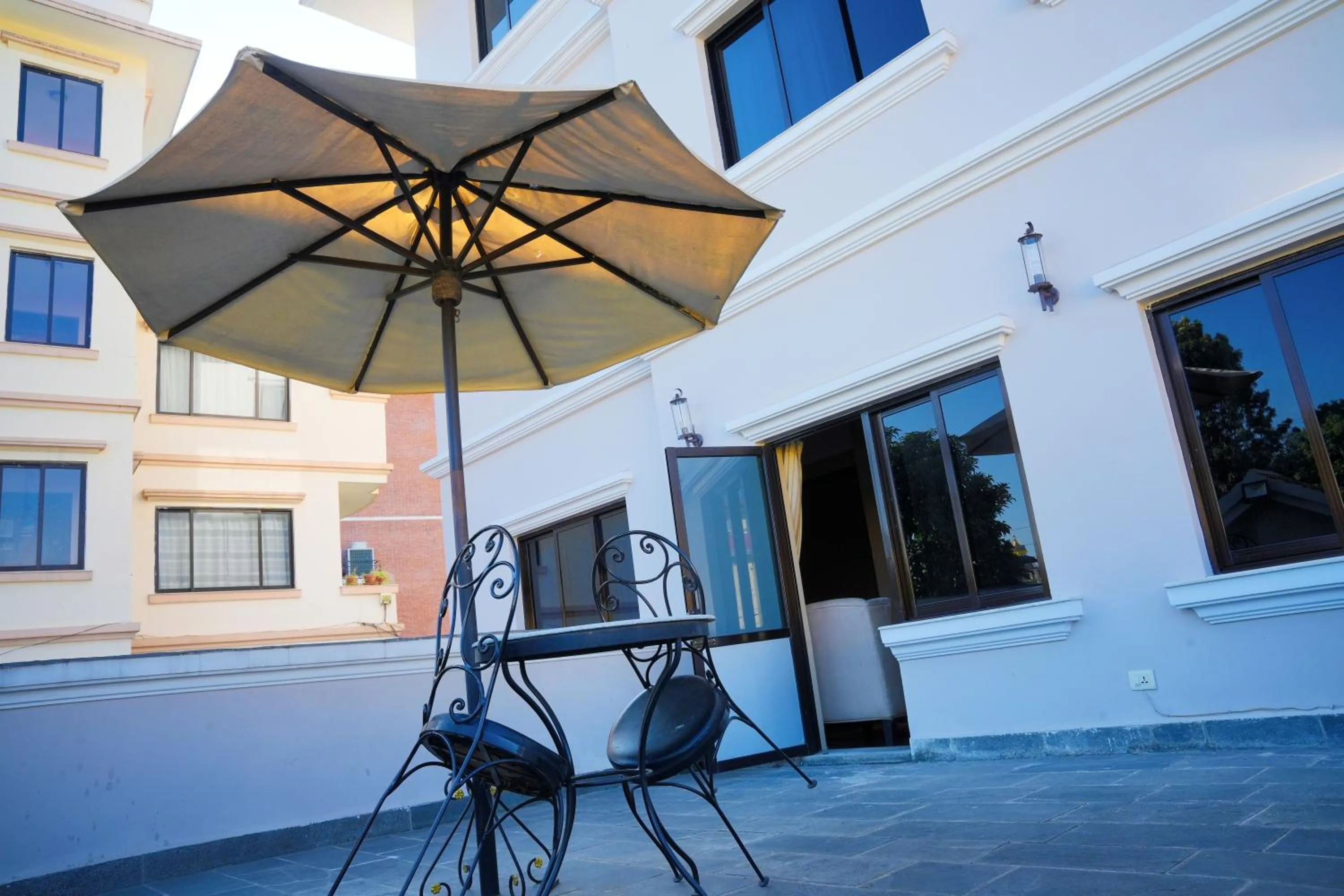 Balcony/Terrace in Hotel Harmika - Boudha, Kathmandu