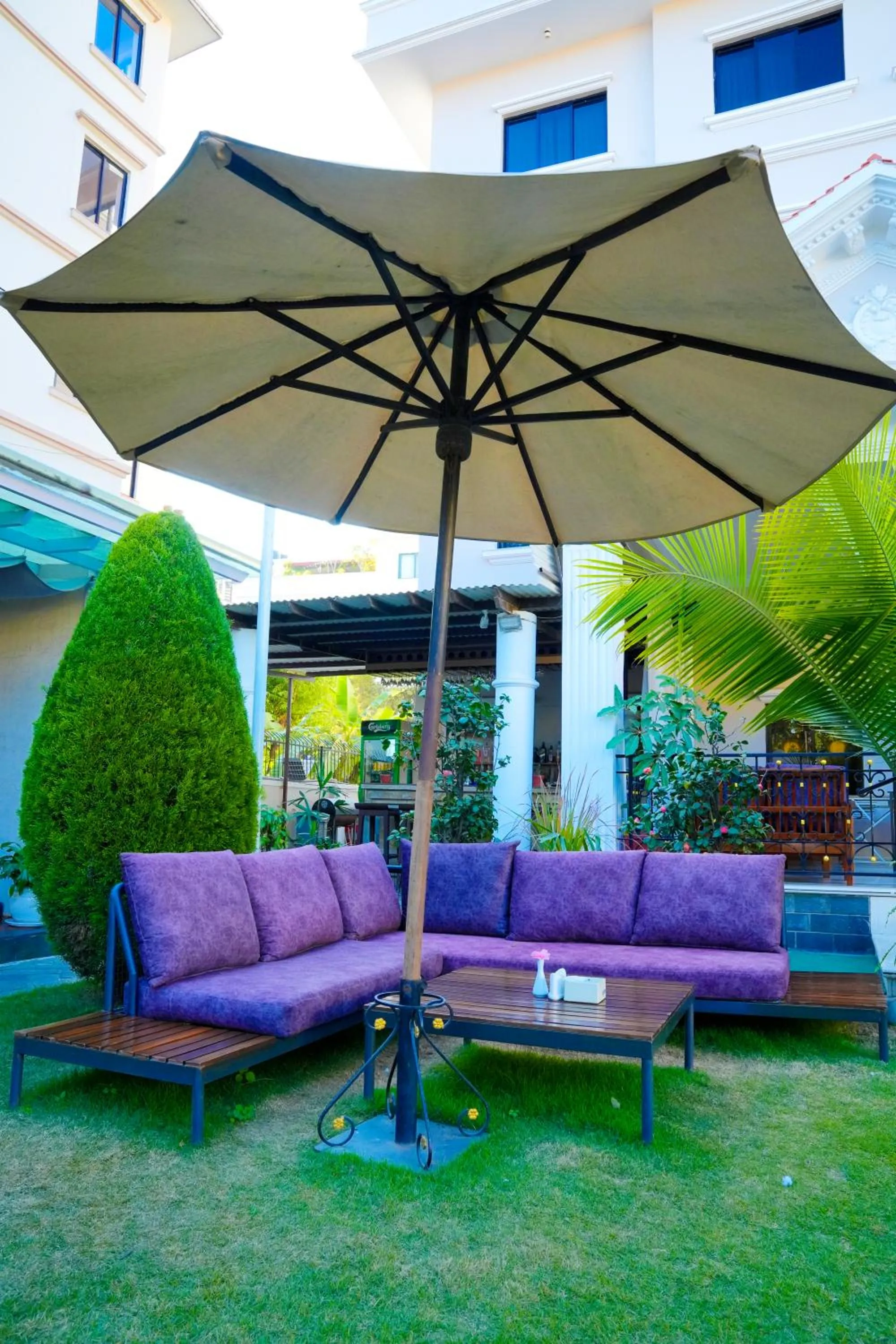 Garden in Hotel Harmika - Boudha, Kathmandu