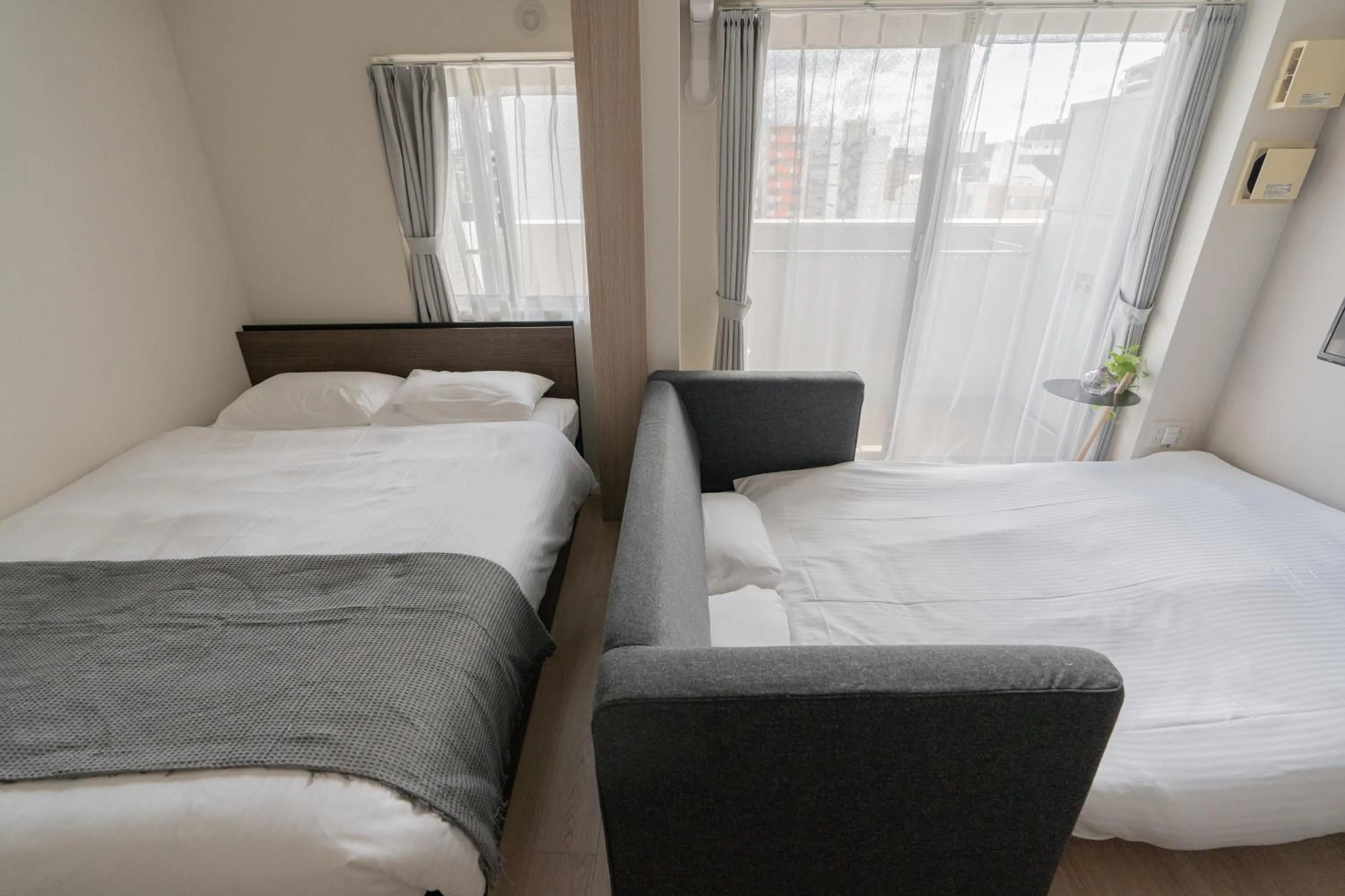 Bed in Hotel Residence unito NAMBA Motomachi