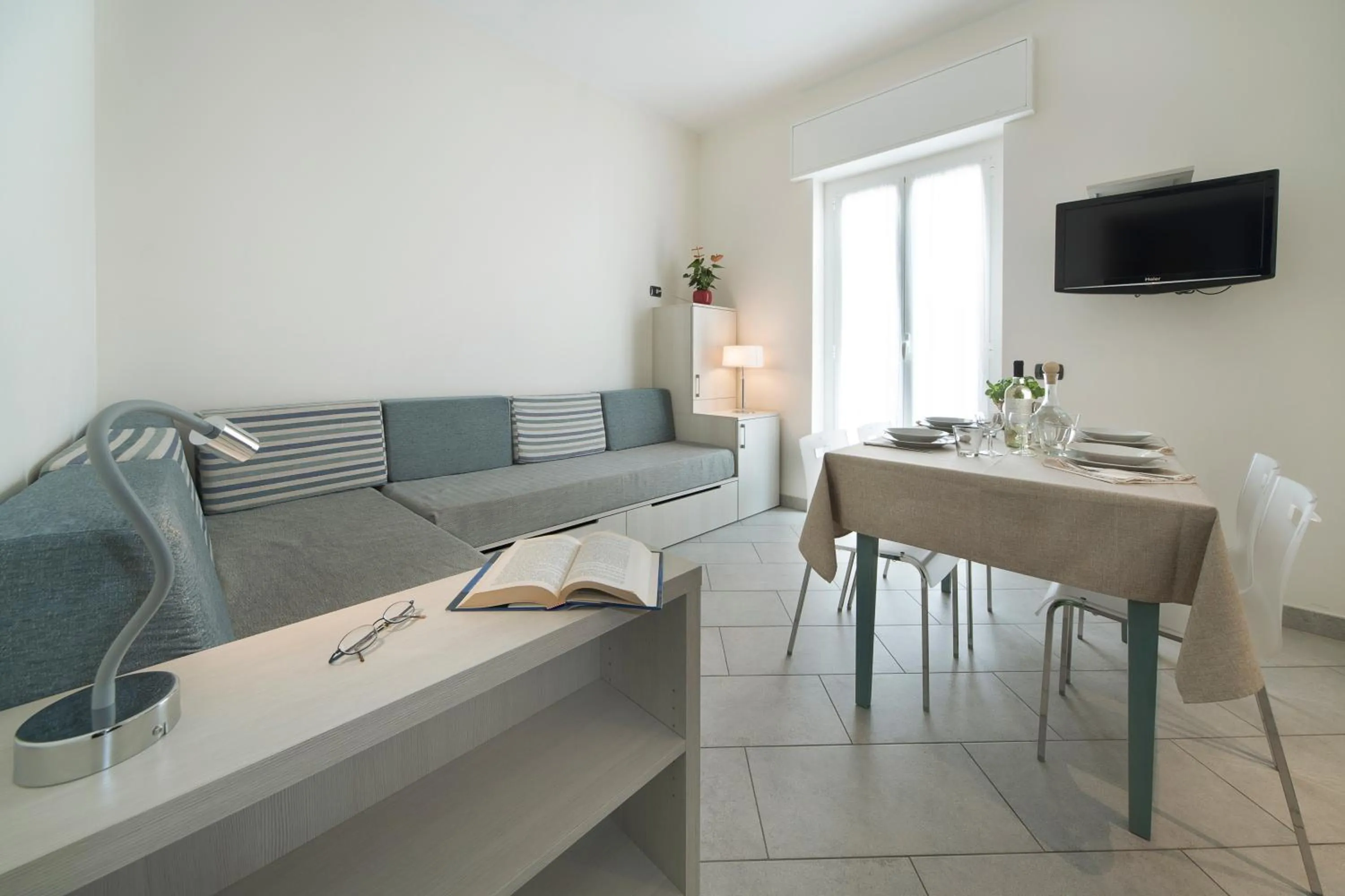 Living room in Hotel Residence Laigueglia free parking