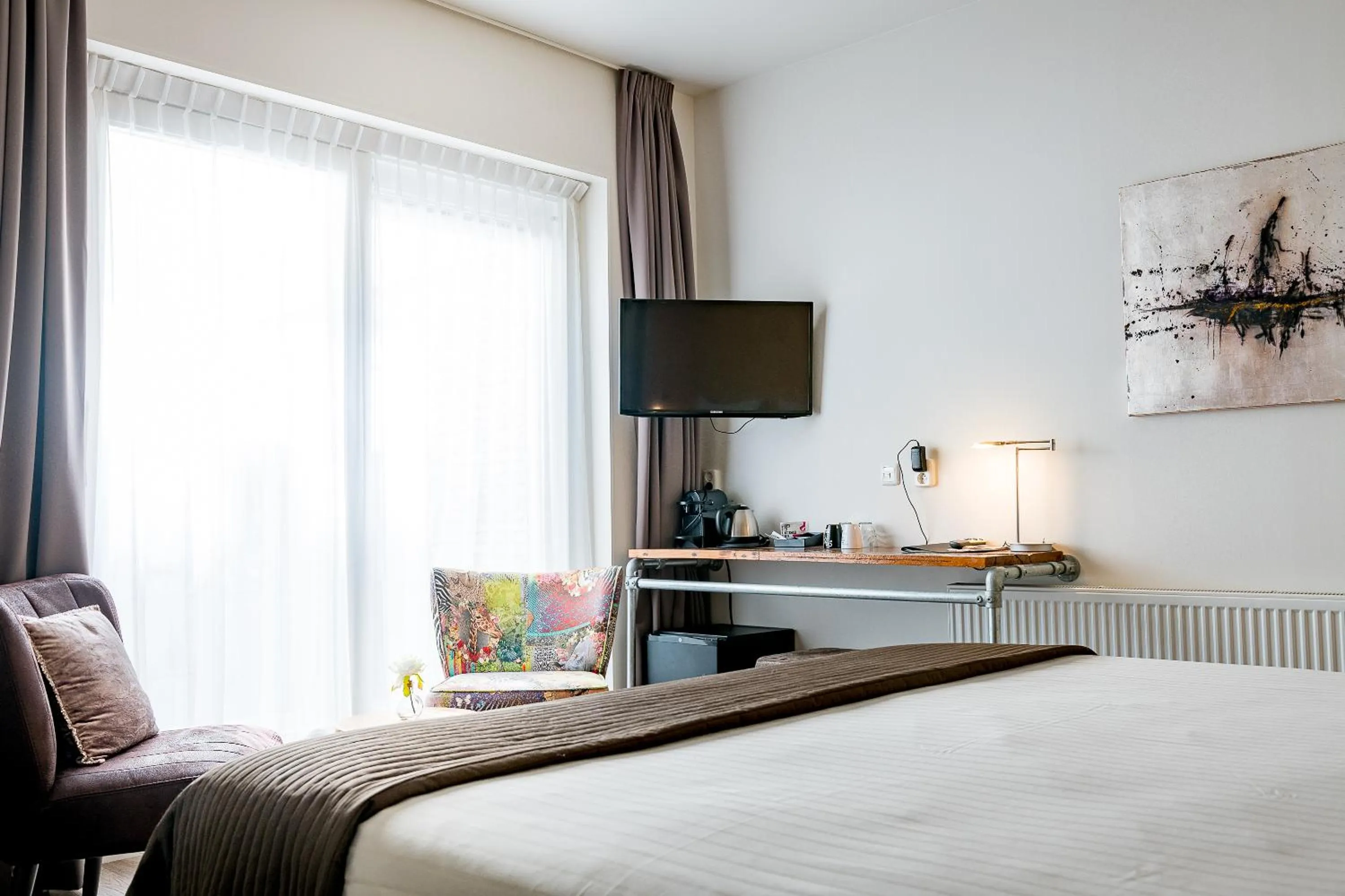 Bed in Boutique Hotel De Eilanden