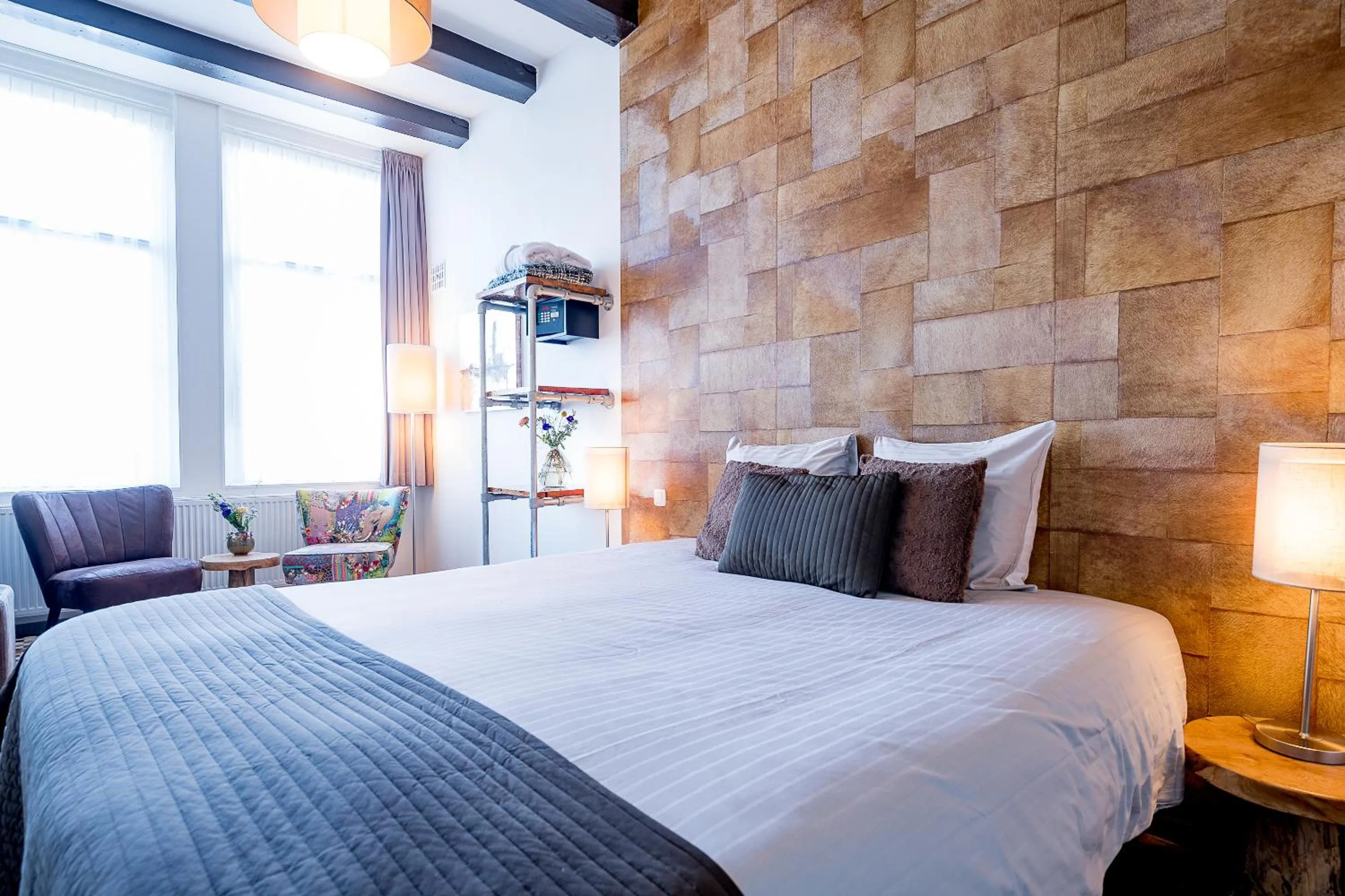 Bed in Boutique Hotel De Eilanden