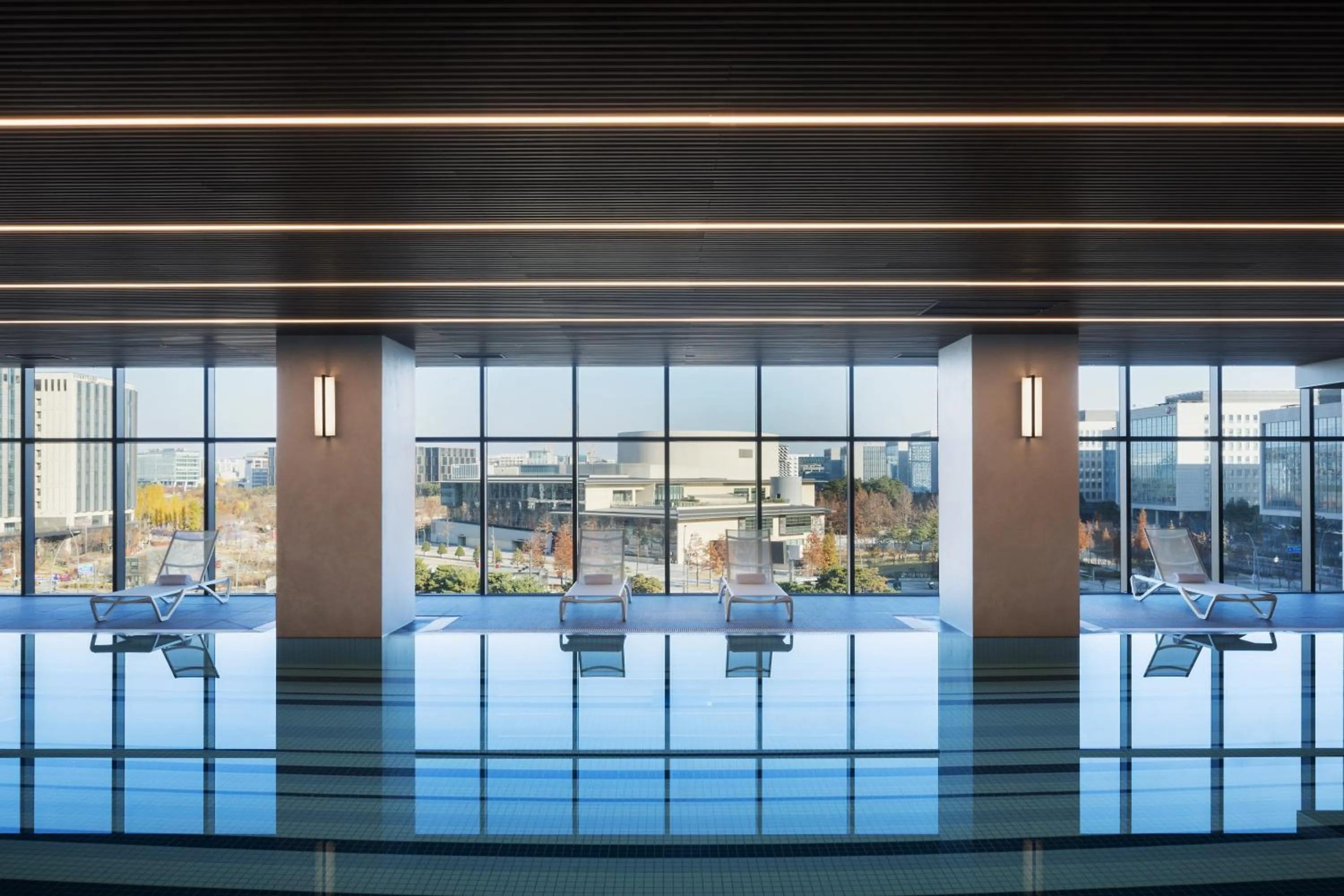 Swimming pool in Mercure Ambassador Seoul Magok