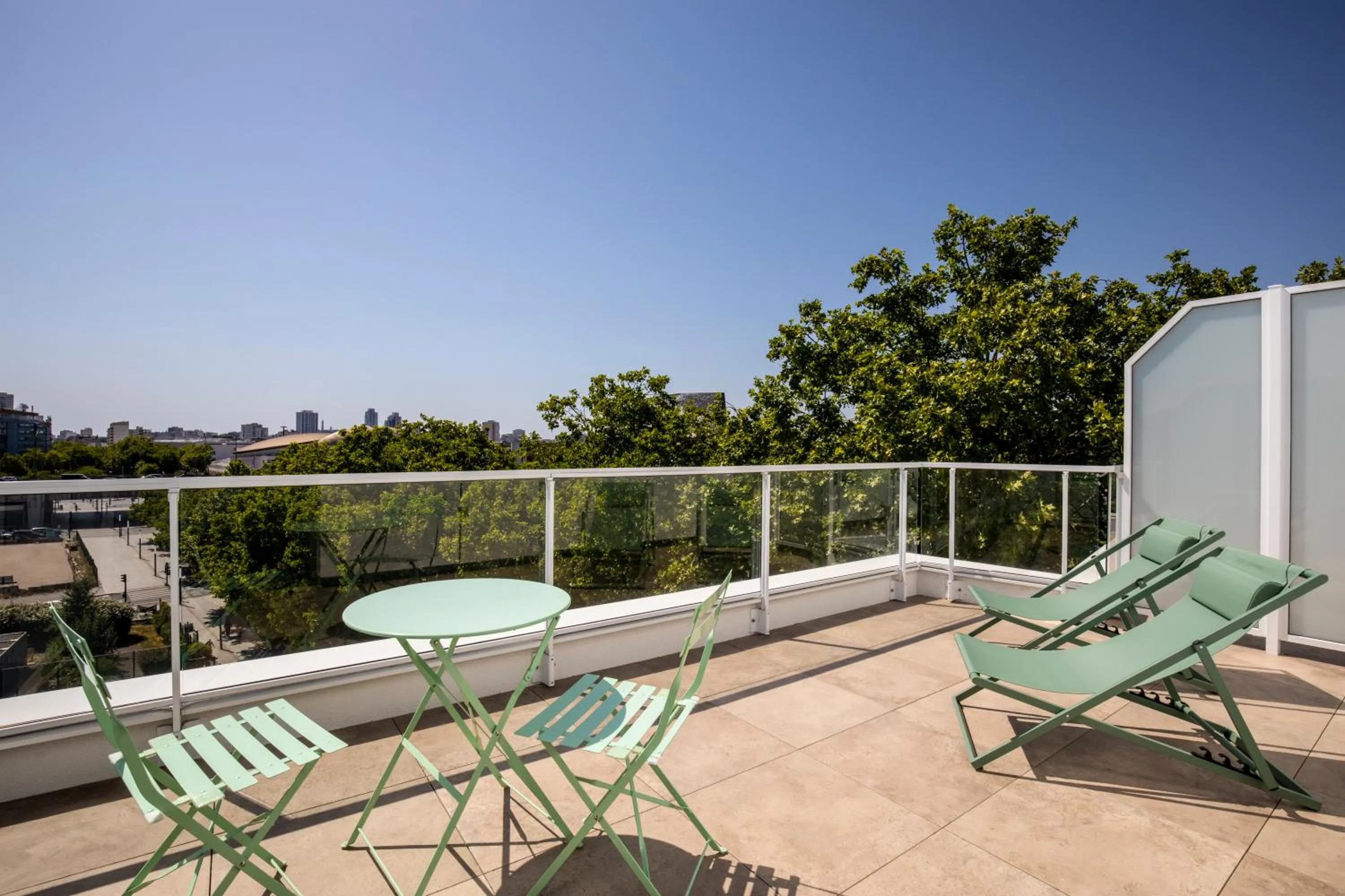Balcony/Terrace in ibis Styles Paris Porte de Pantin Philharmonie