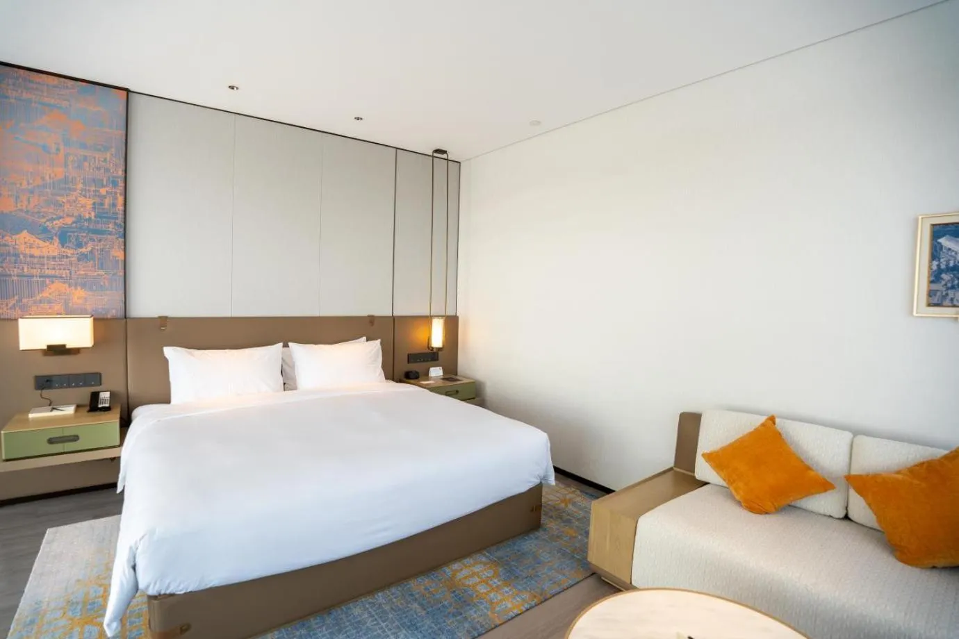 Living room, Bed in Grand Mercure Changzhou Luoxi