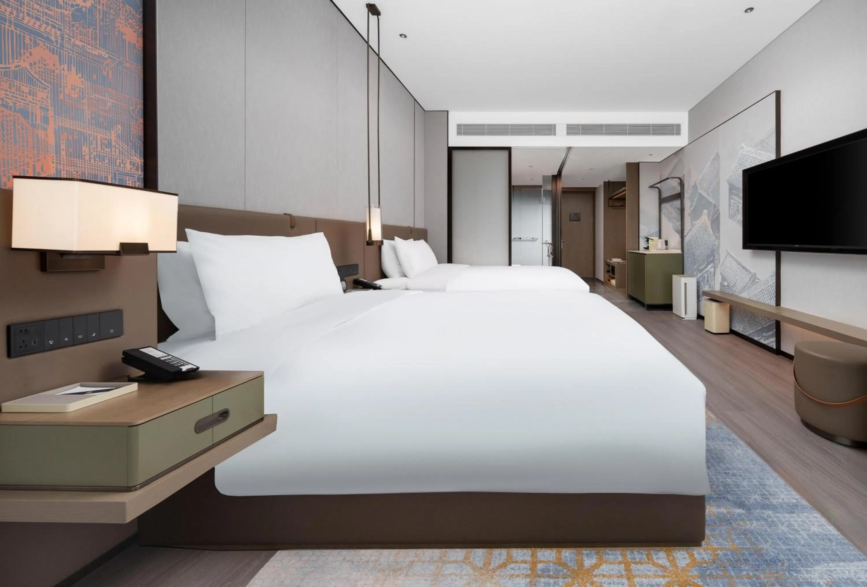 Photo of the whole room, Bed in Grand Mercure Changzhou Luoxi