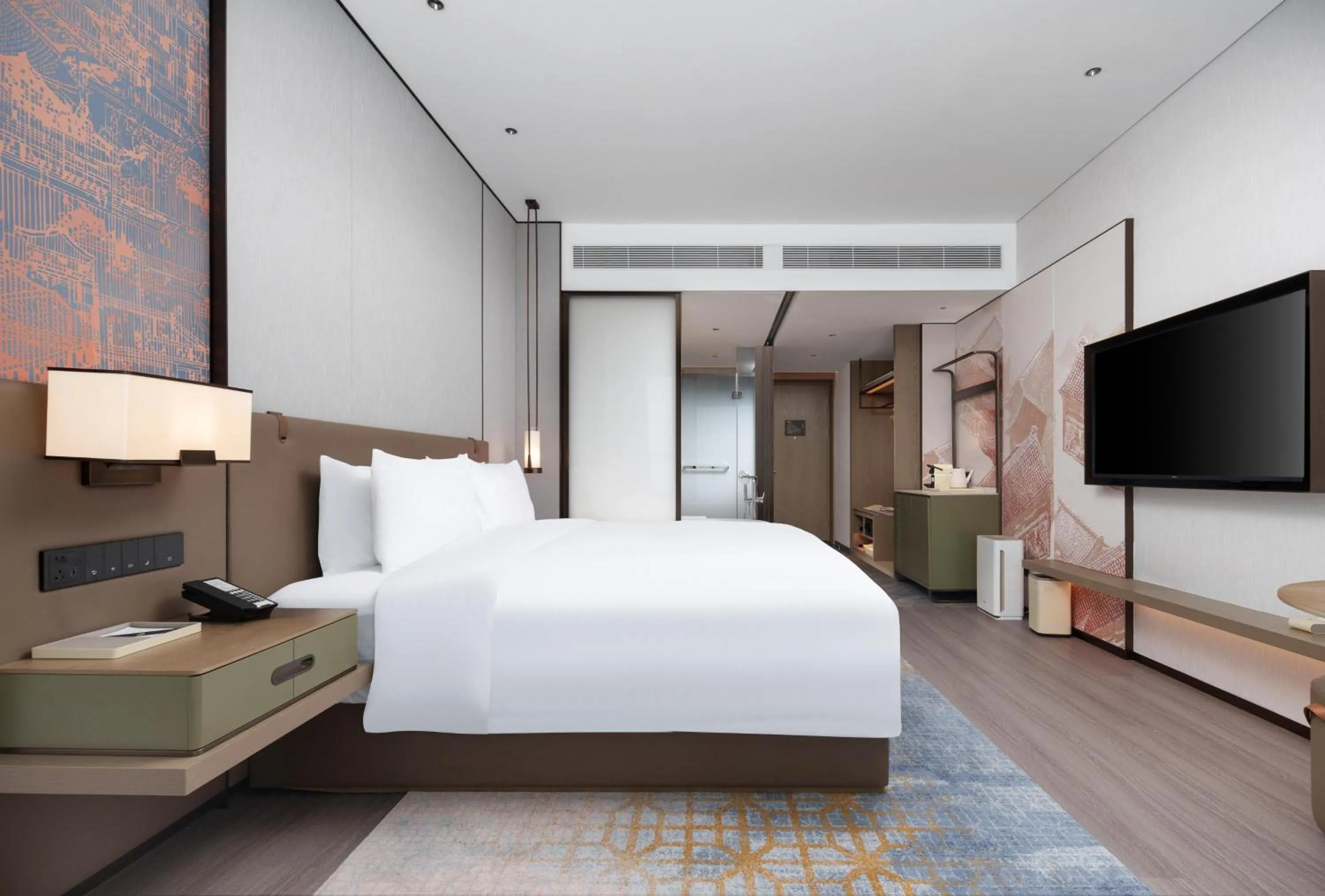 Photo of the whole room, Bed in Grand Mercure Changzhou Luoxi