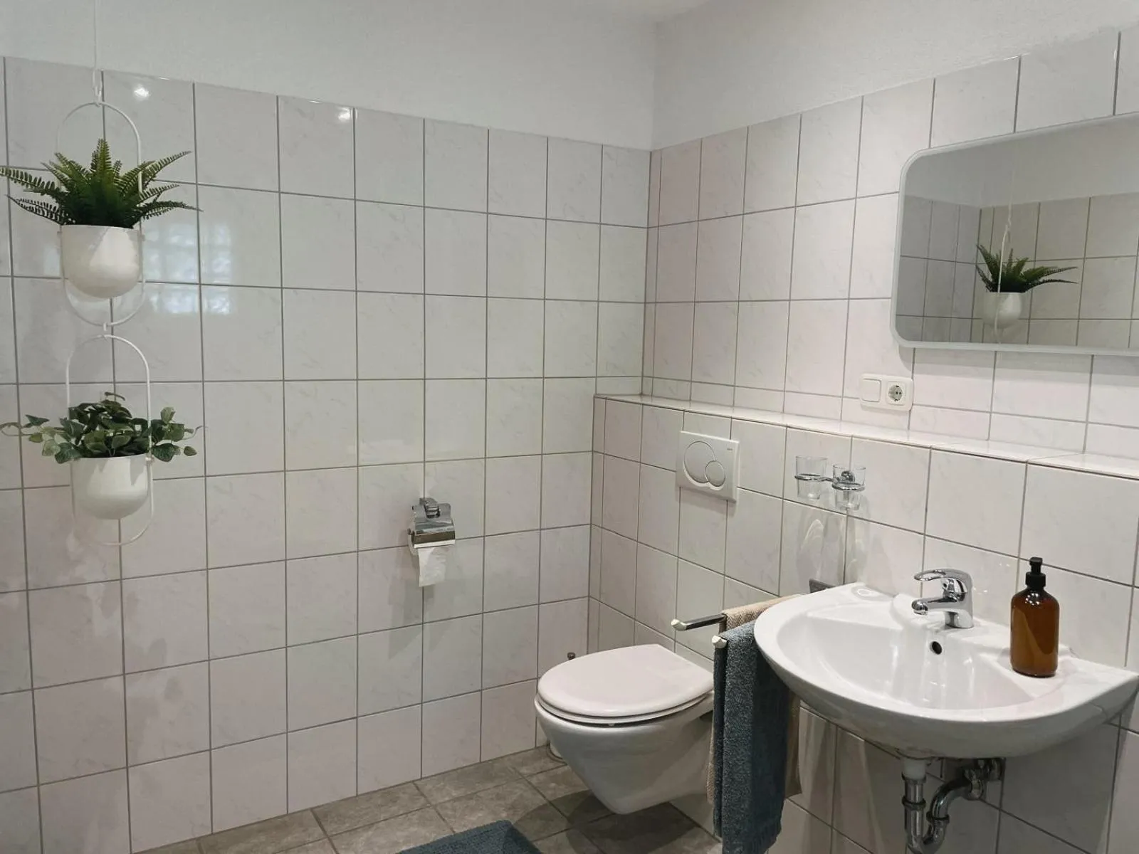 Shower in Hotel Traube Rheinhessen