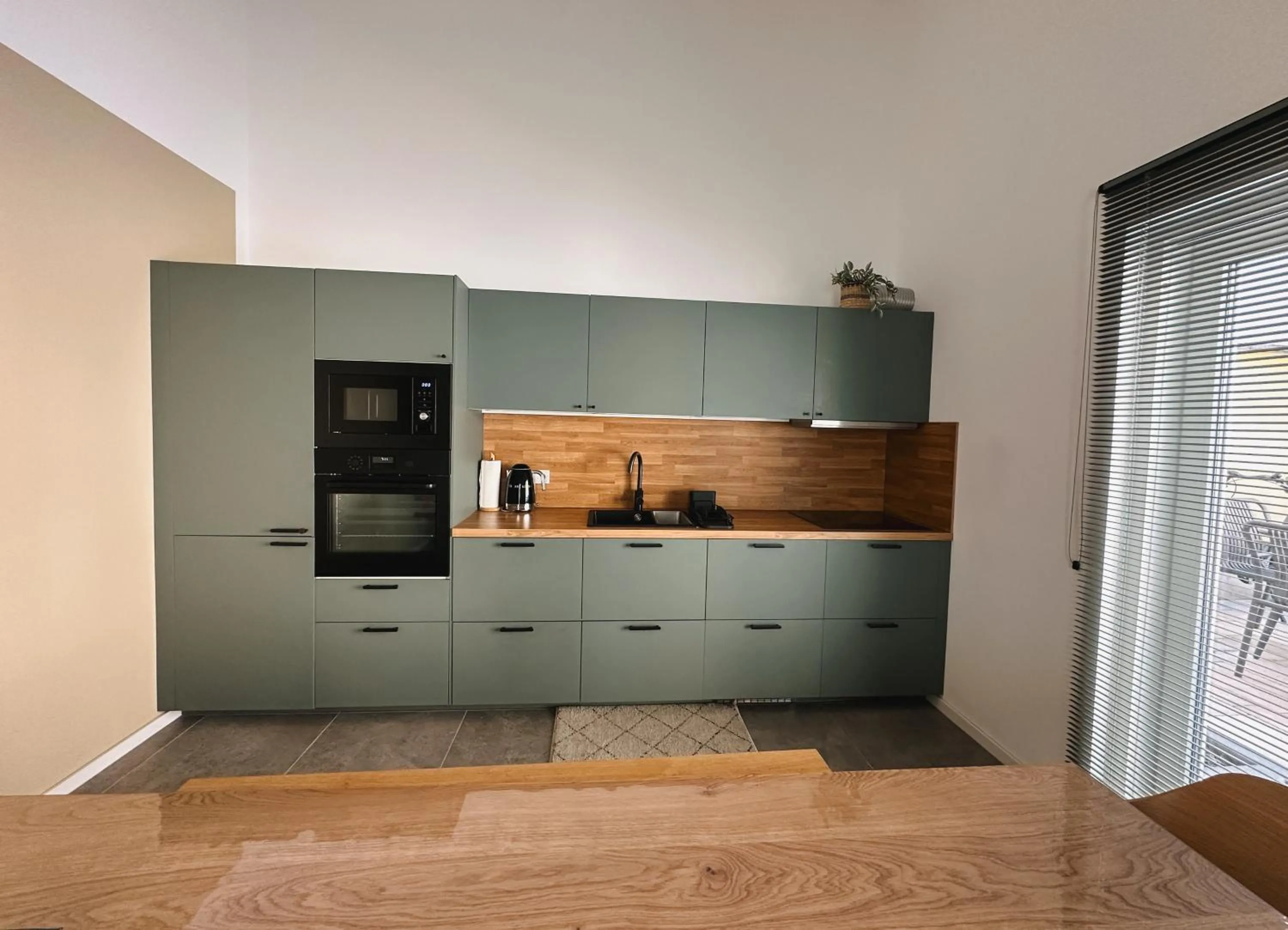 Kitchen or kitchenette in Hotel Traube Rheinhessen