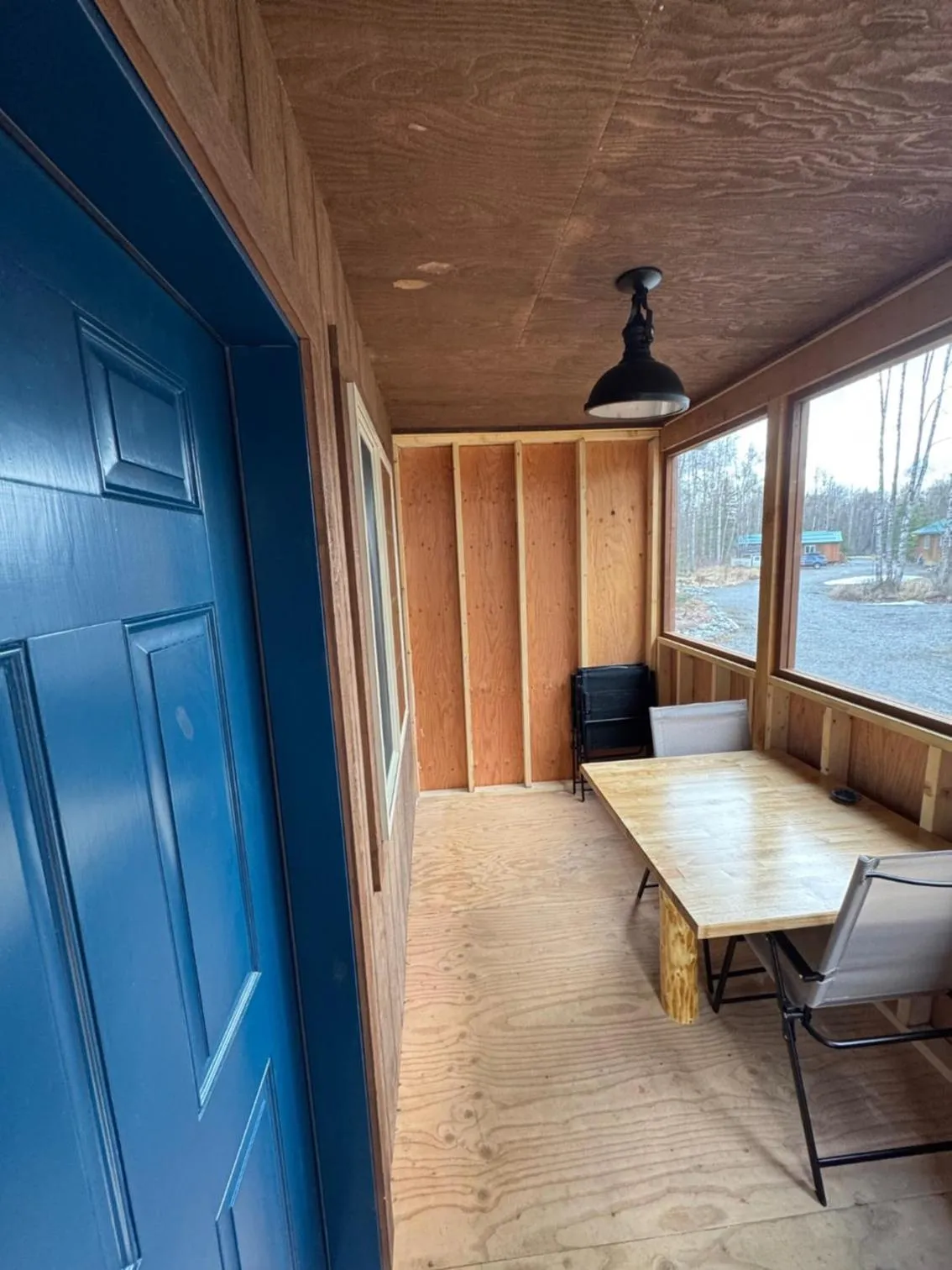 Balcony/Terrace in Talkeetna Wilderness Lodge & Cabin Rentals