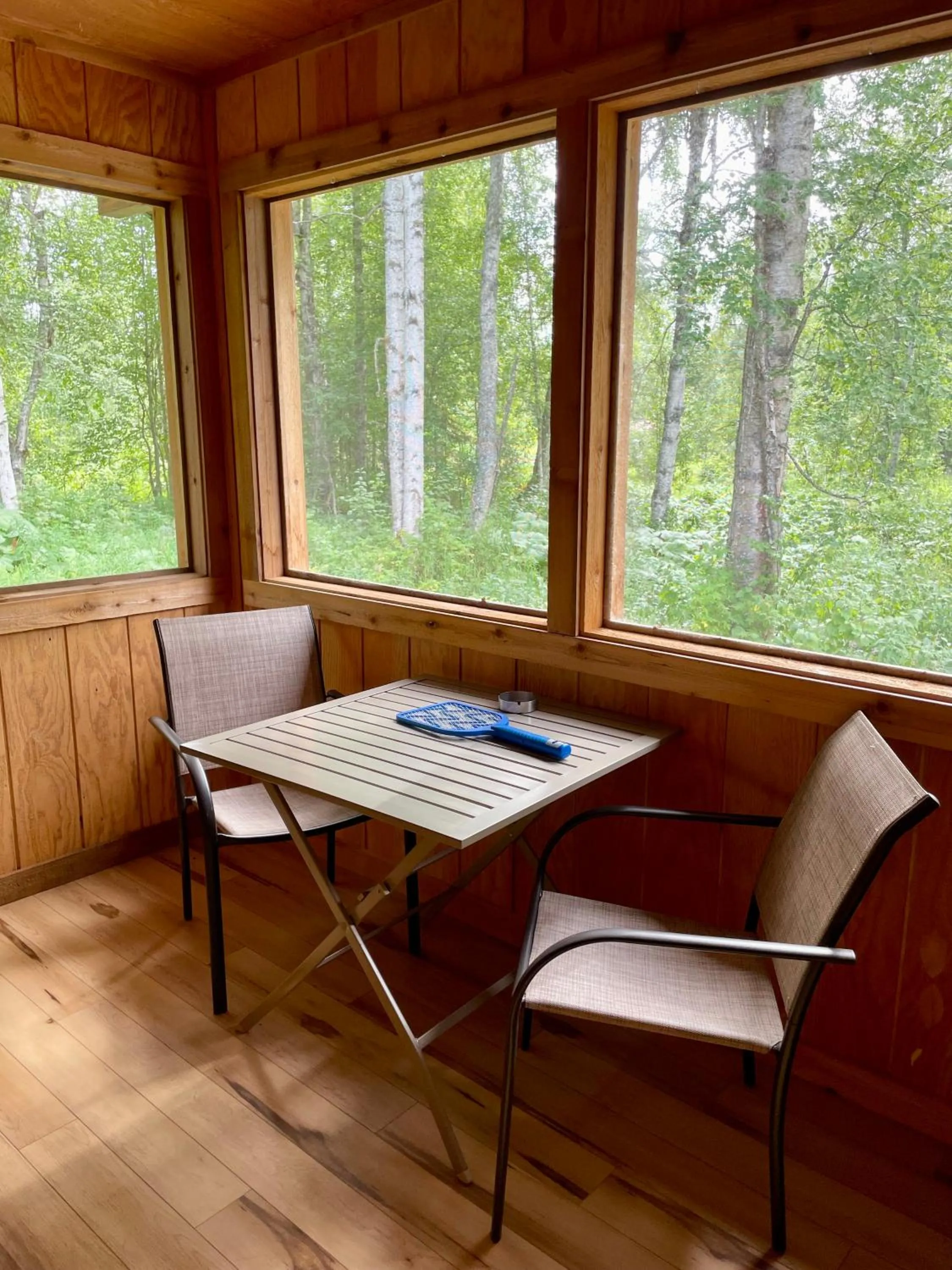 Balcony/Terrace in Talkeetna Wilderness Lodge & Cabin Rentals