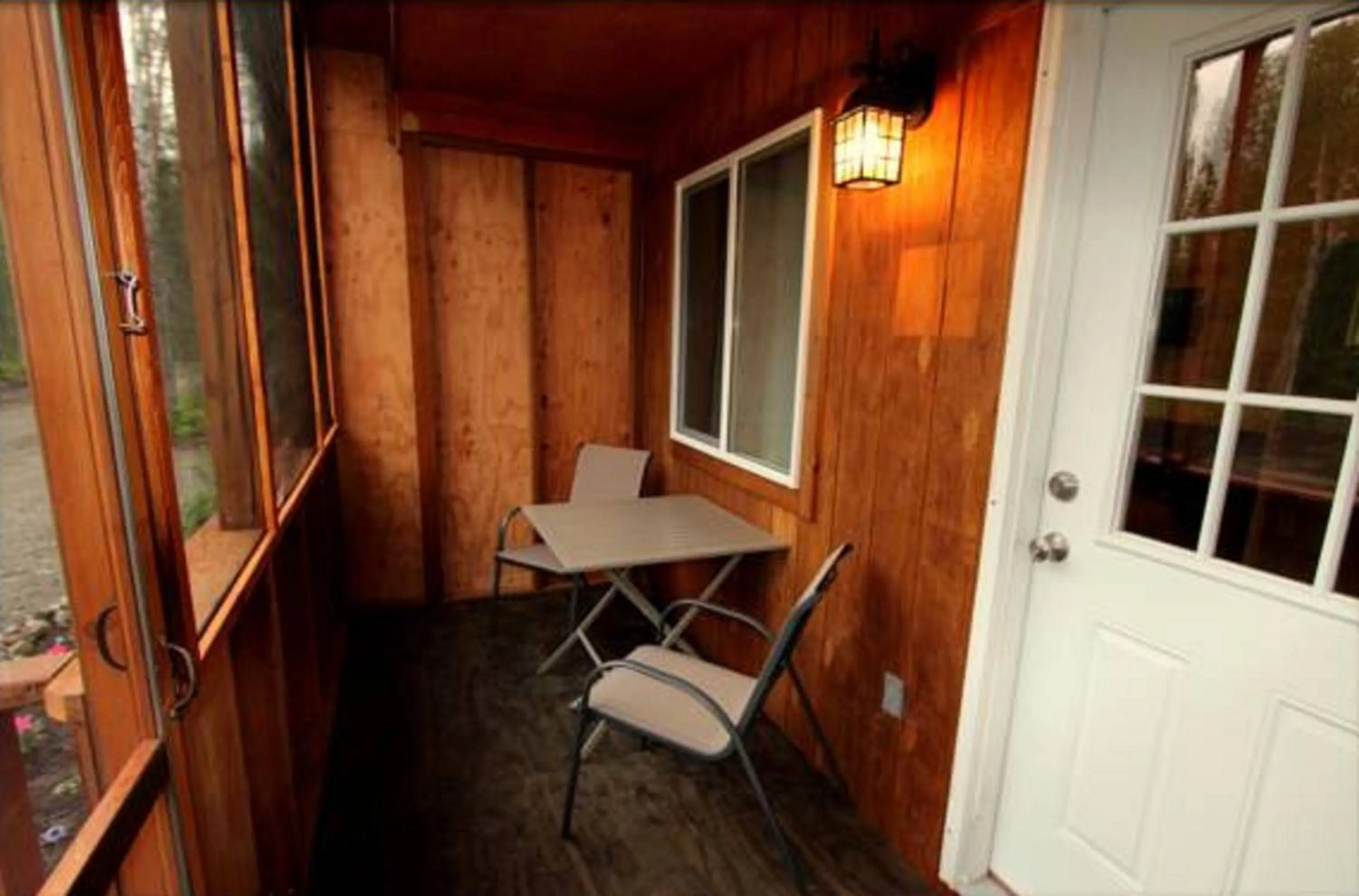 Balcony/Terrace in Talkeetna Wilderness Lodge & Cabin Rentals