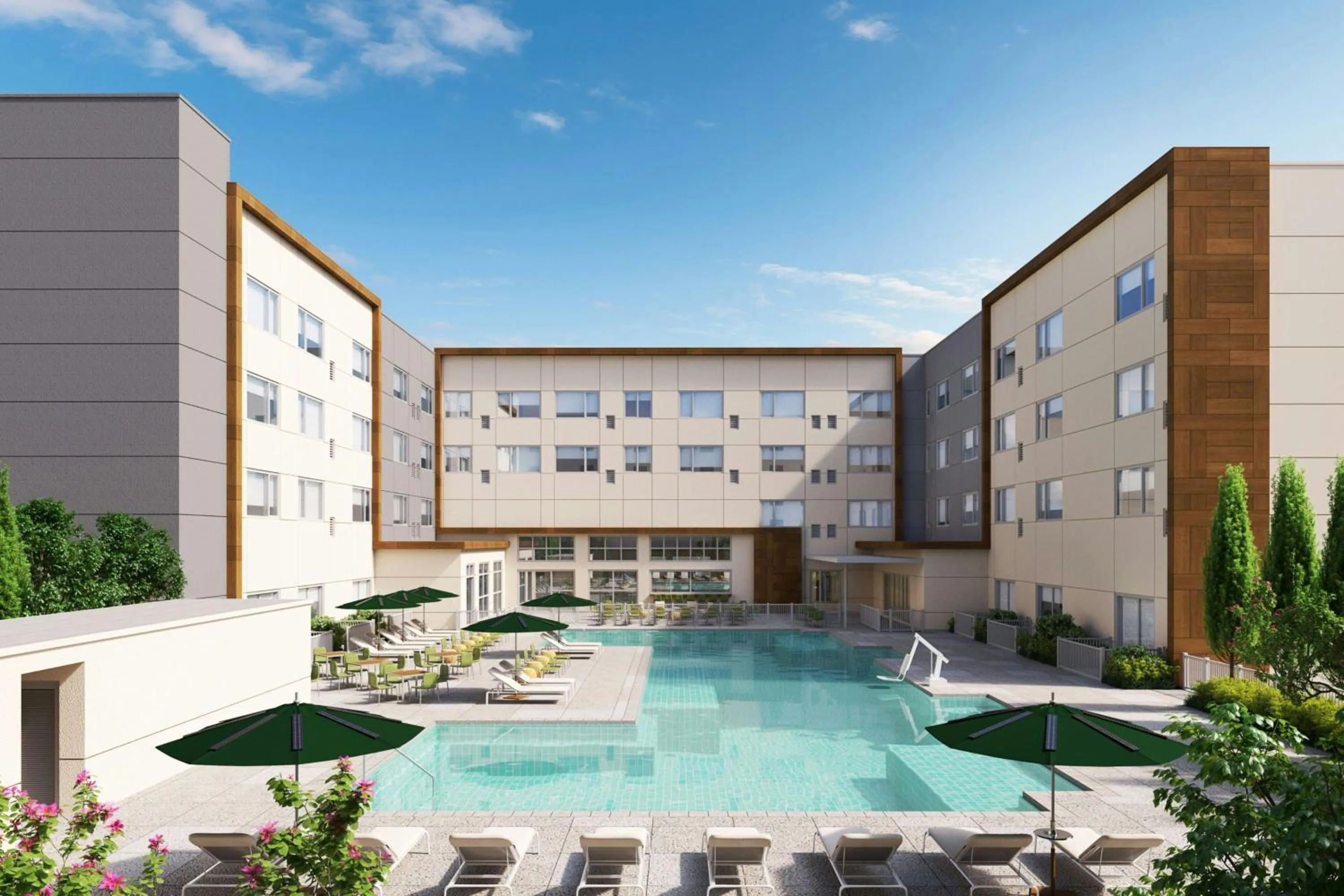 Swimming pool in Element North Austin Tech Ridge