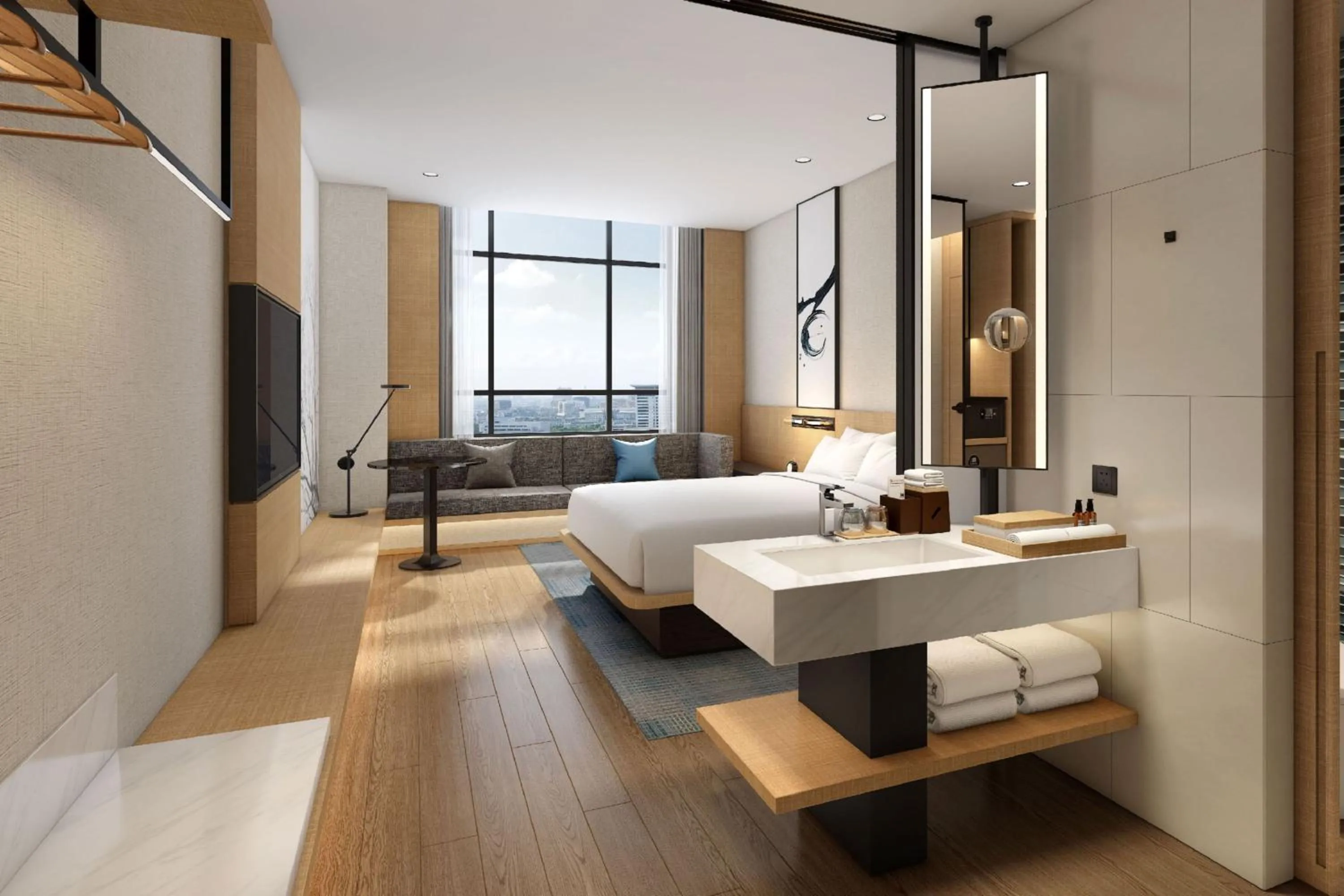 Photo of the whole room, Bed in Fairfield by Marriott Hangzhou Qiantang