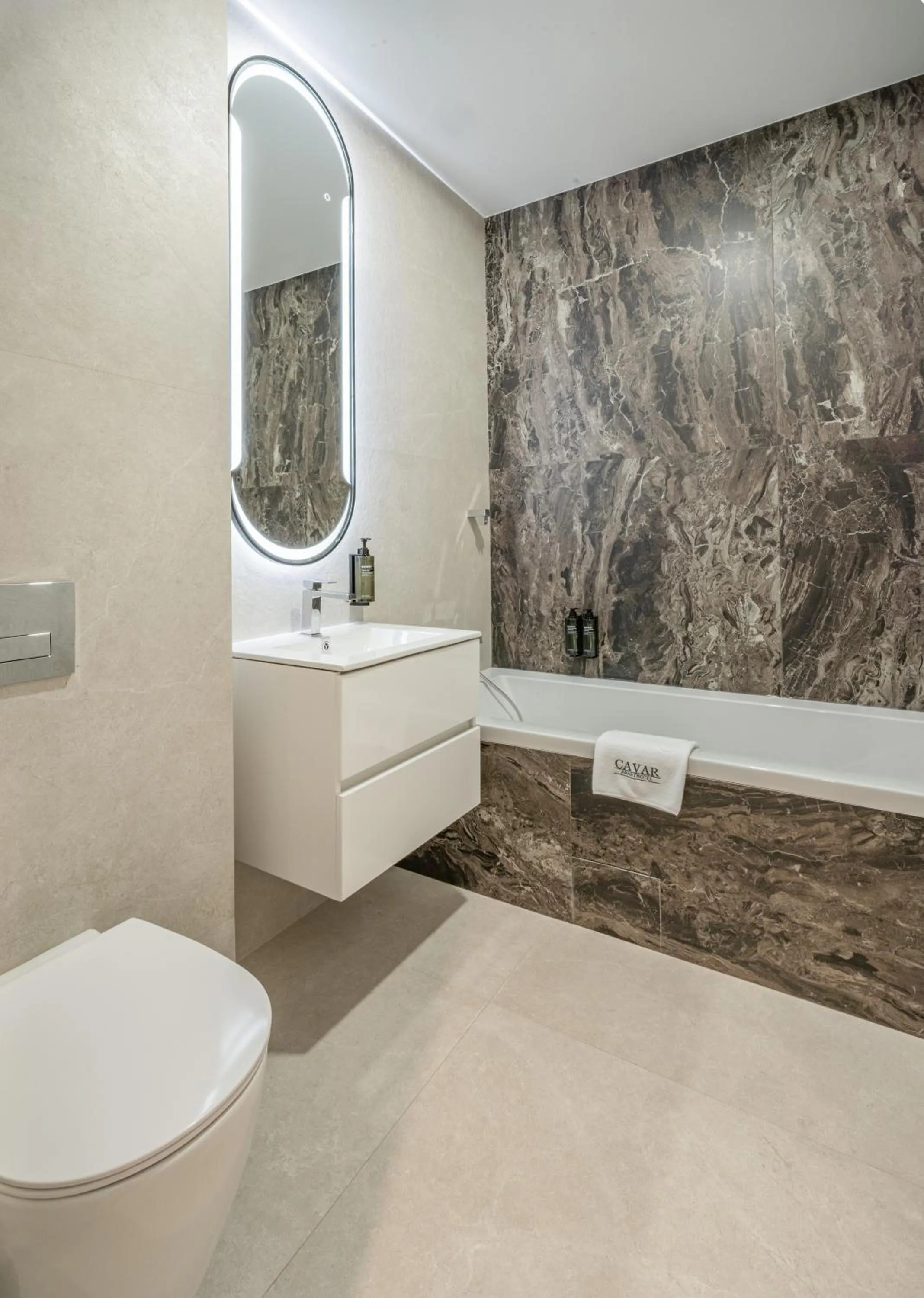 Toilet in Cavar Aparthotel