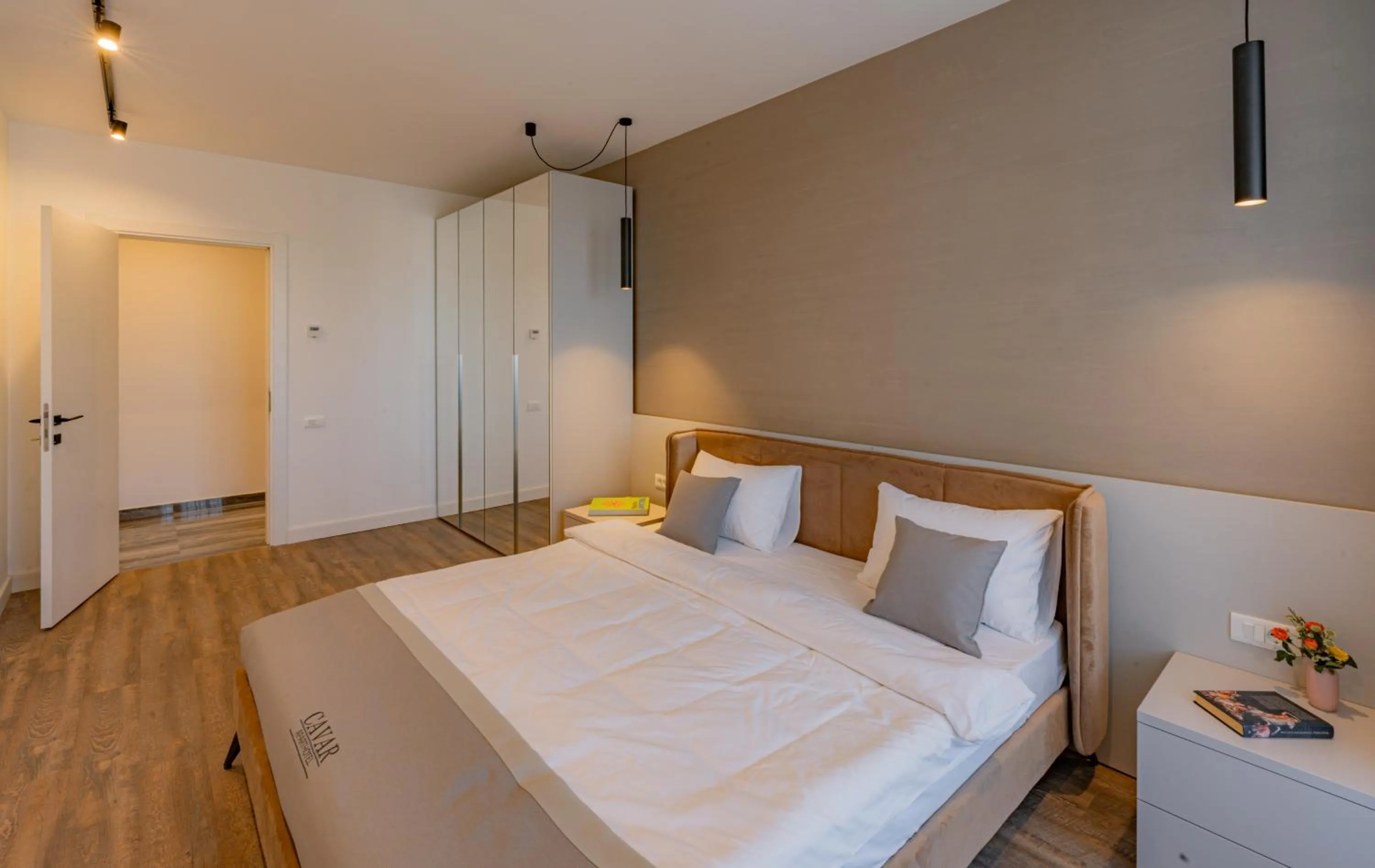 Bed in Cavar Aparthotel