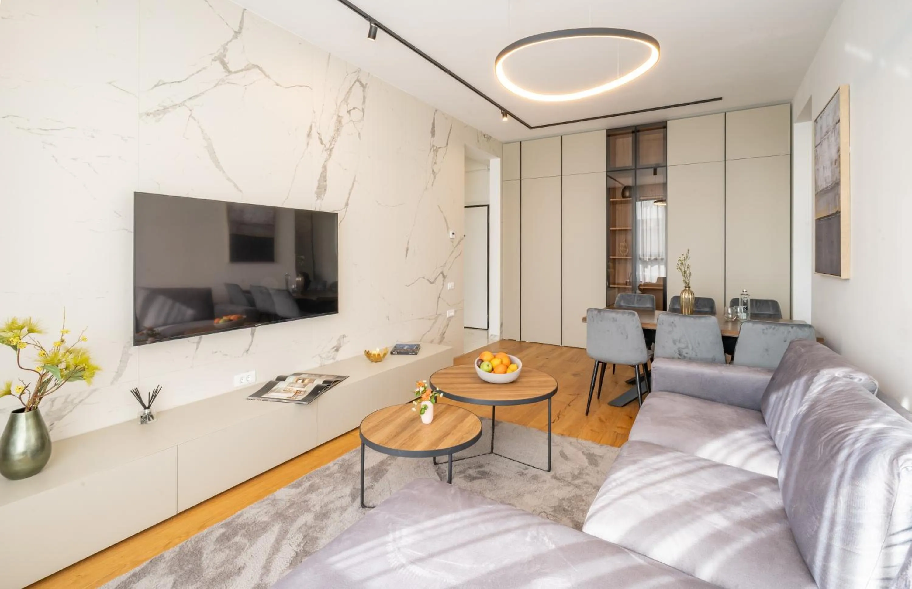 Living room in Cavar Aparthotel