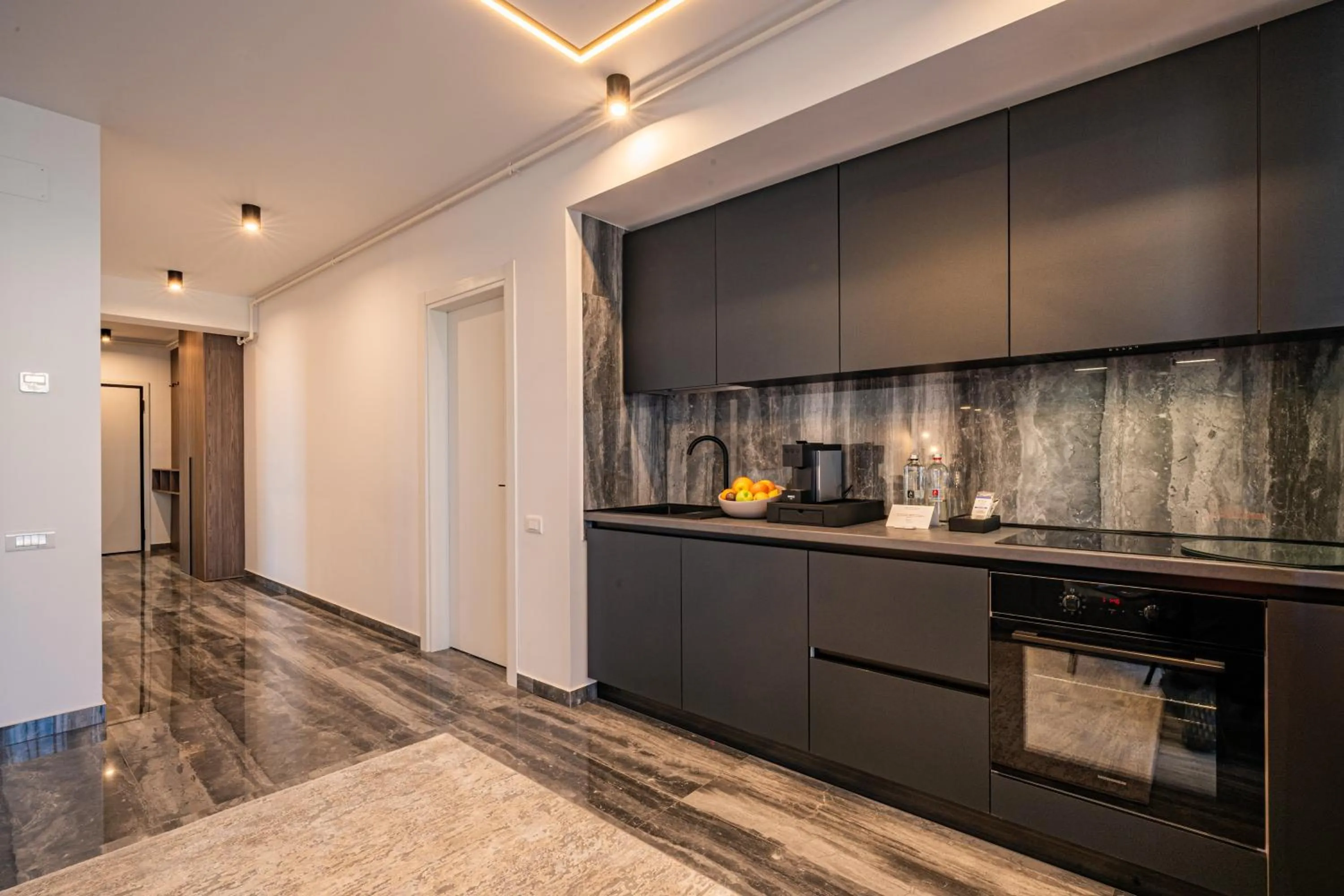 Kitchen or kitchenette in Cavar Aparthotel