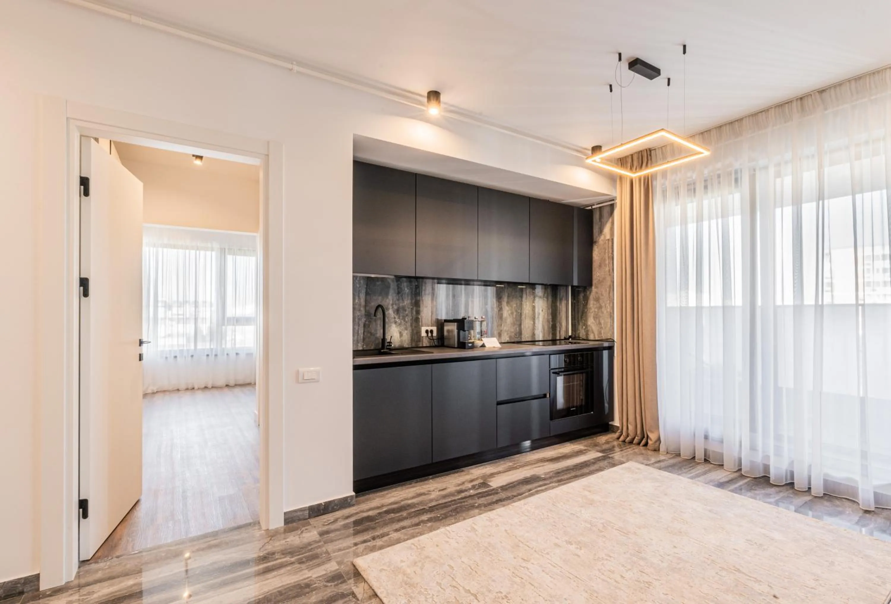 Bed in Cavar Aparthotel