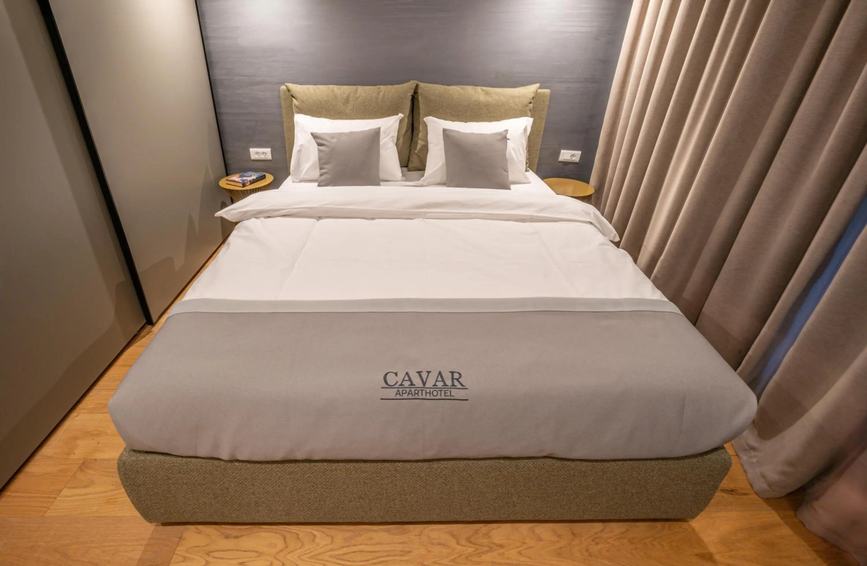 Bed in Cavar Aparthotel