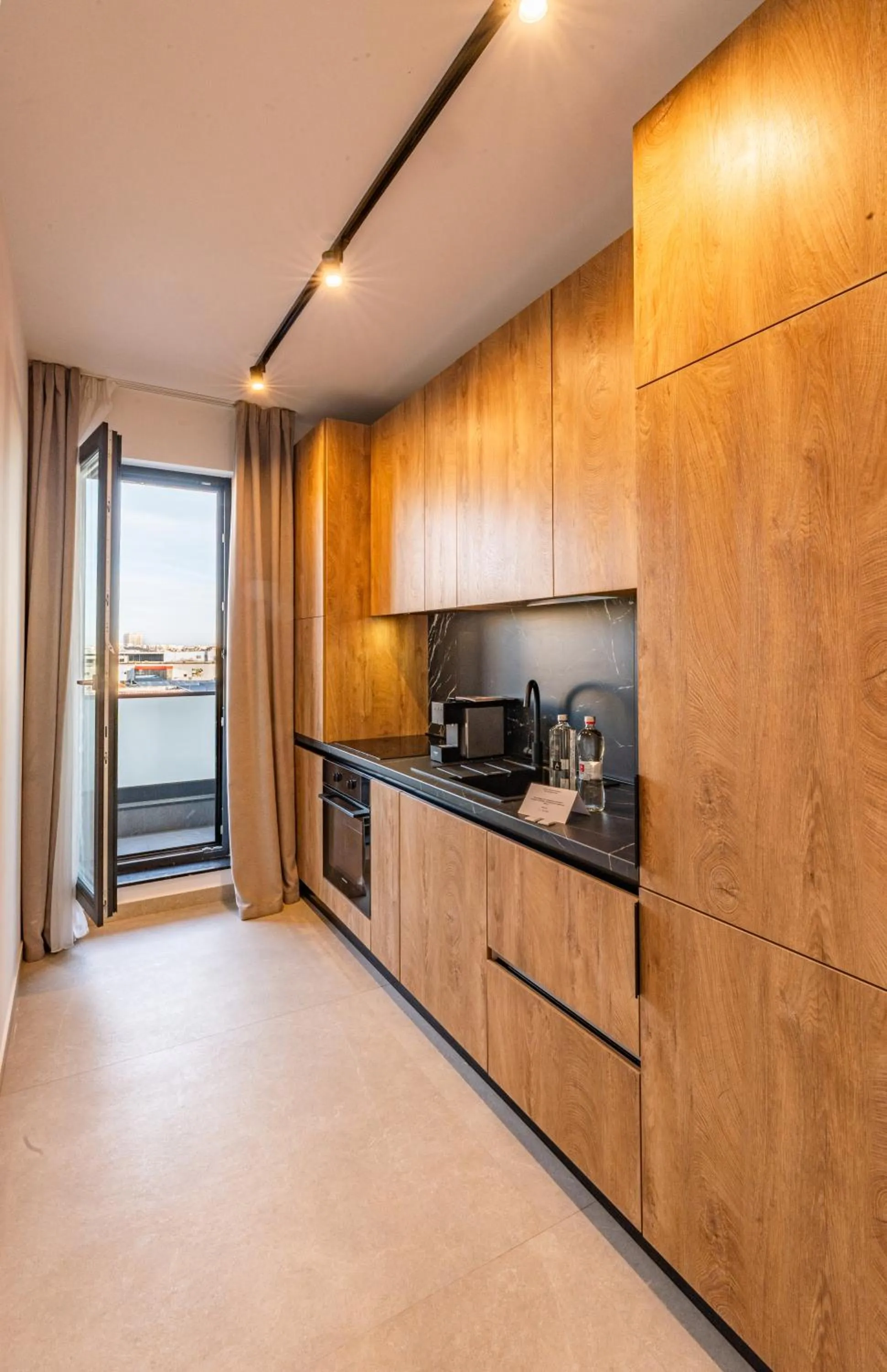 Kitchen or kitchenette in Cavar Aparthotel