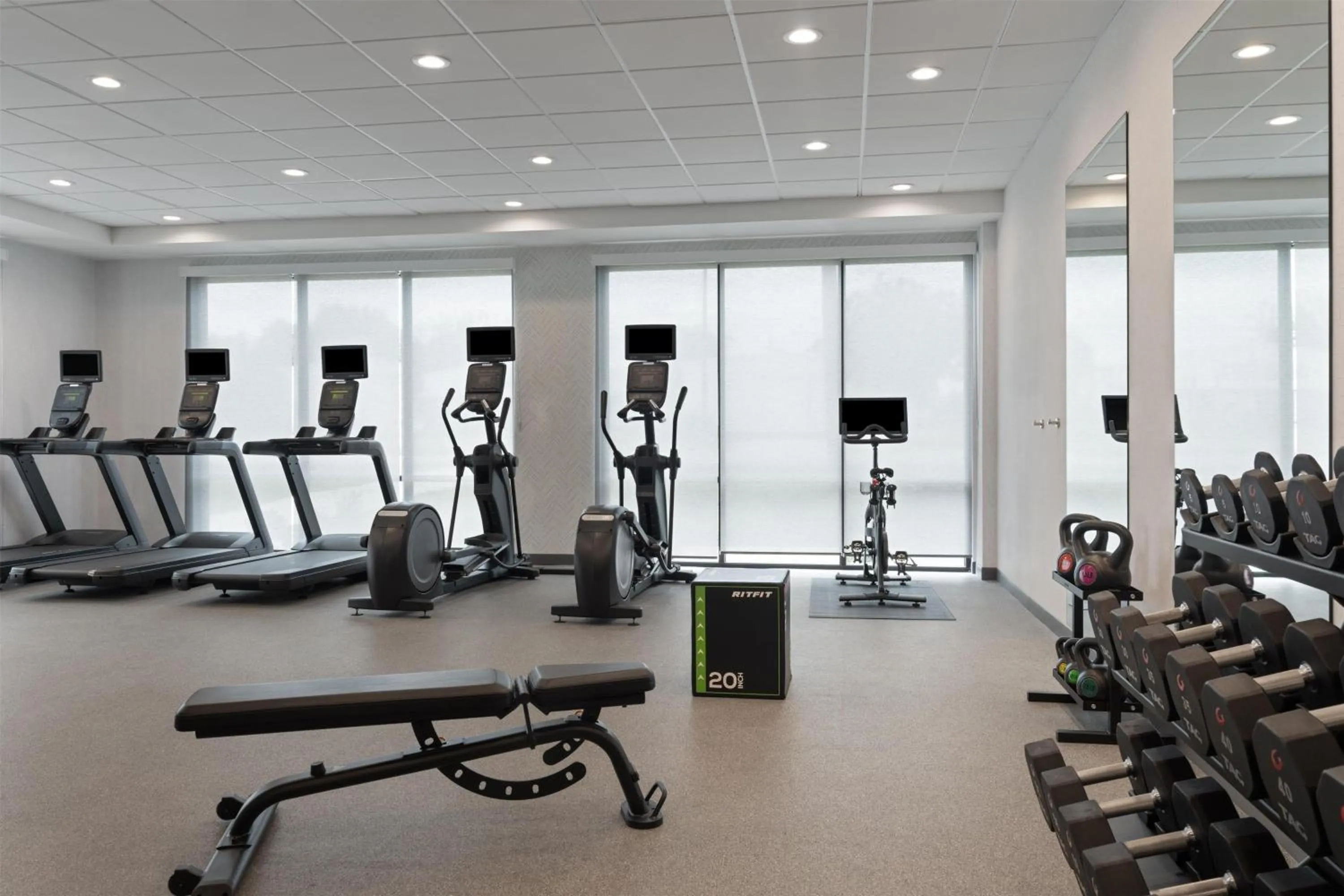 Fitness centre/facilities in Home2 Suites By Hilton Austin South