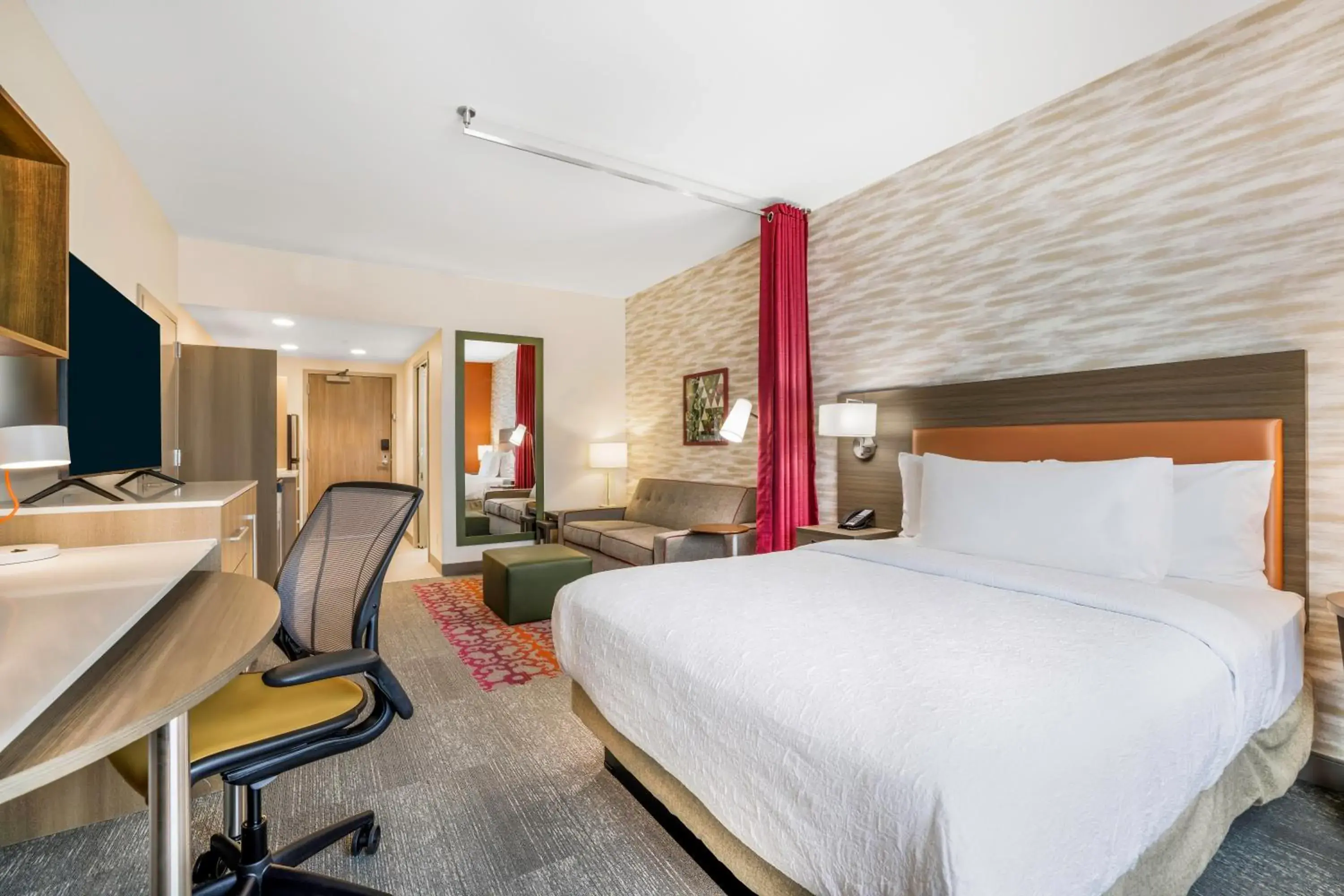 One-Bedroom King Suite - Hearing Access in Home2 Suites By Hilton Madison East One-Bedroom King Suite - Hearing Access in Home2 Suites By Hilton Madison East