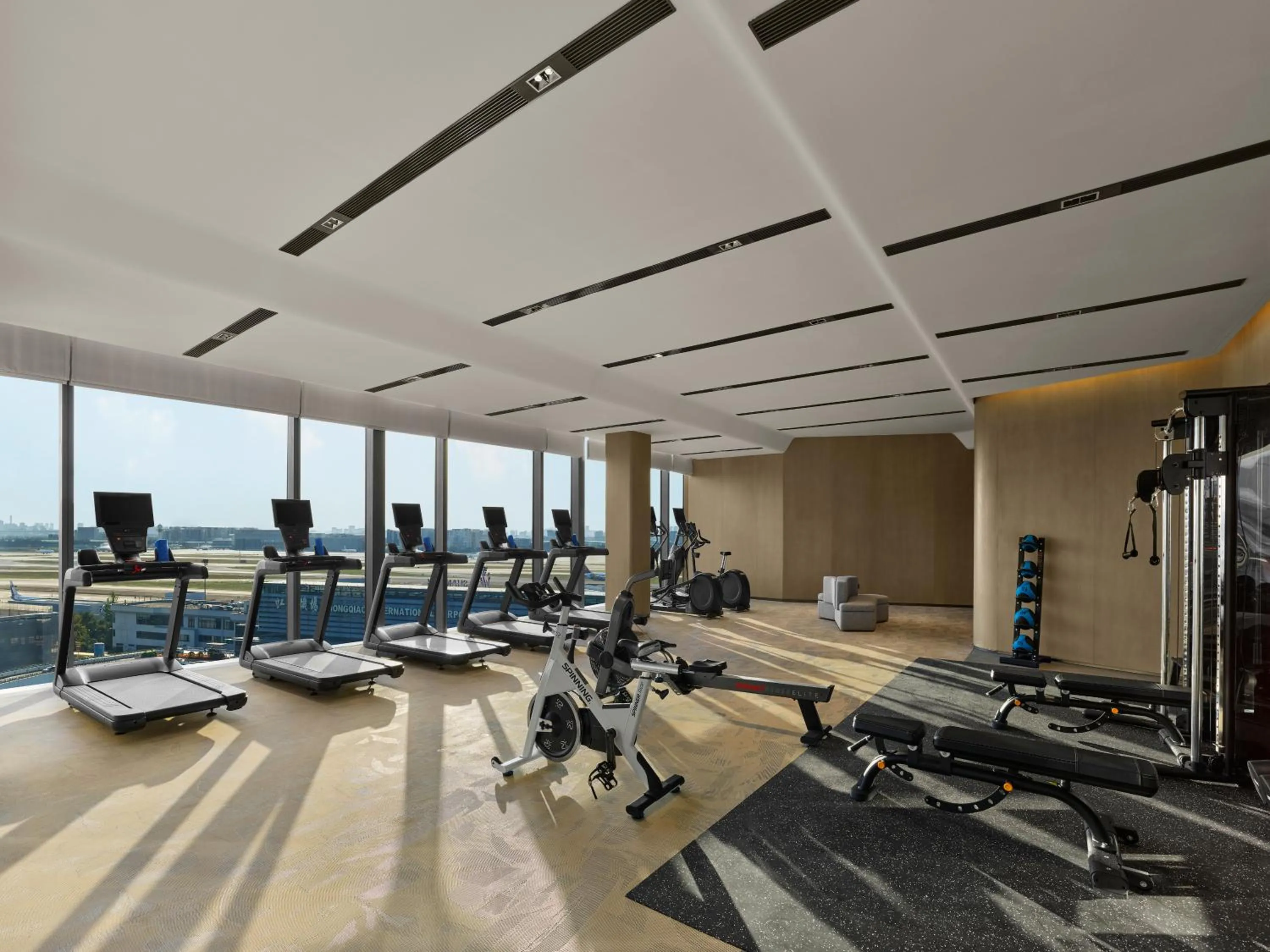 Fitness centre/facilities in Hilton Shanghai Hongqiao International Airport