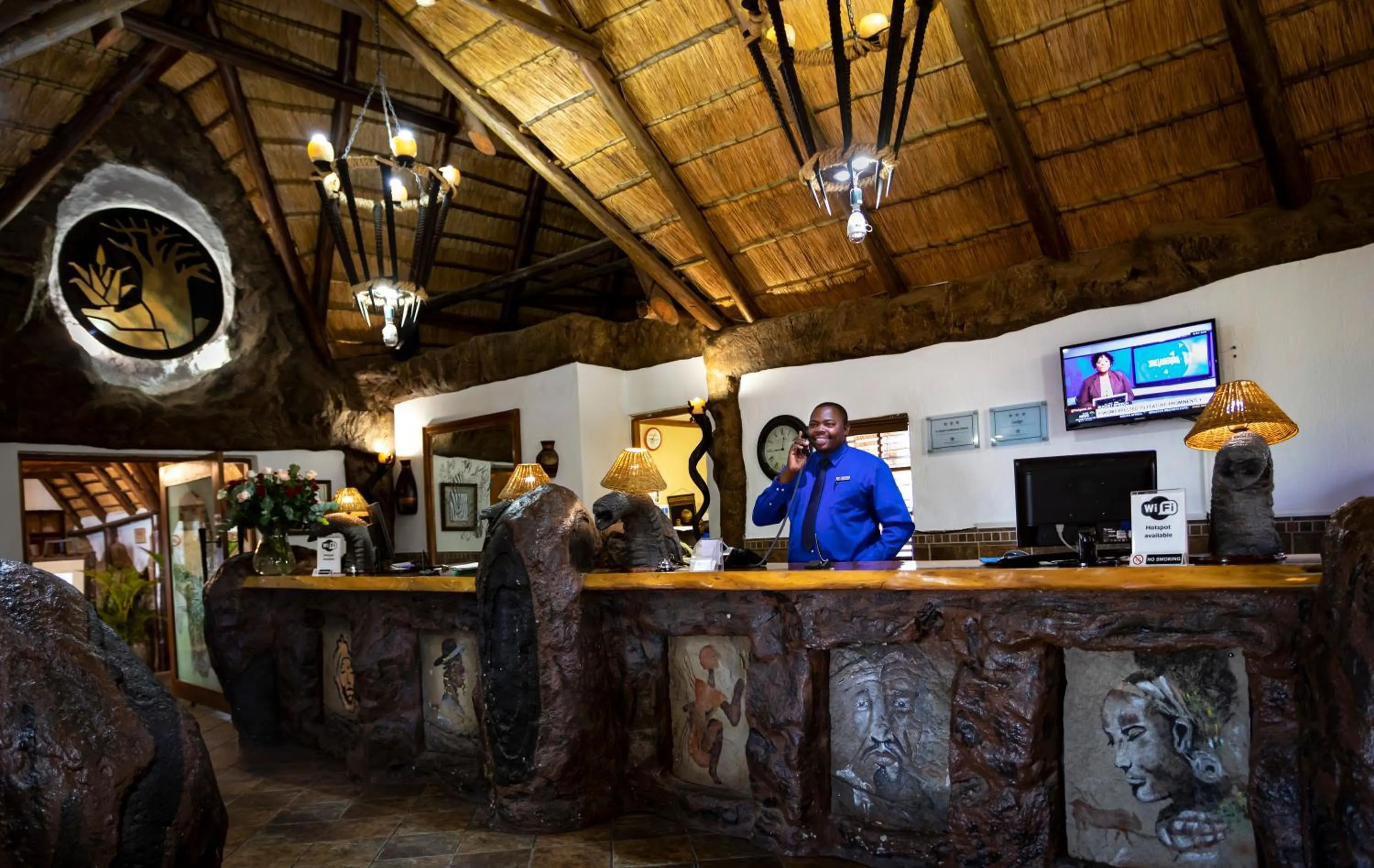 People in Bolivia Lodge