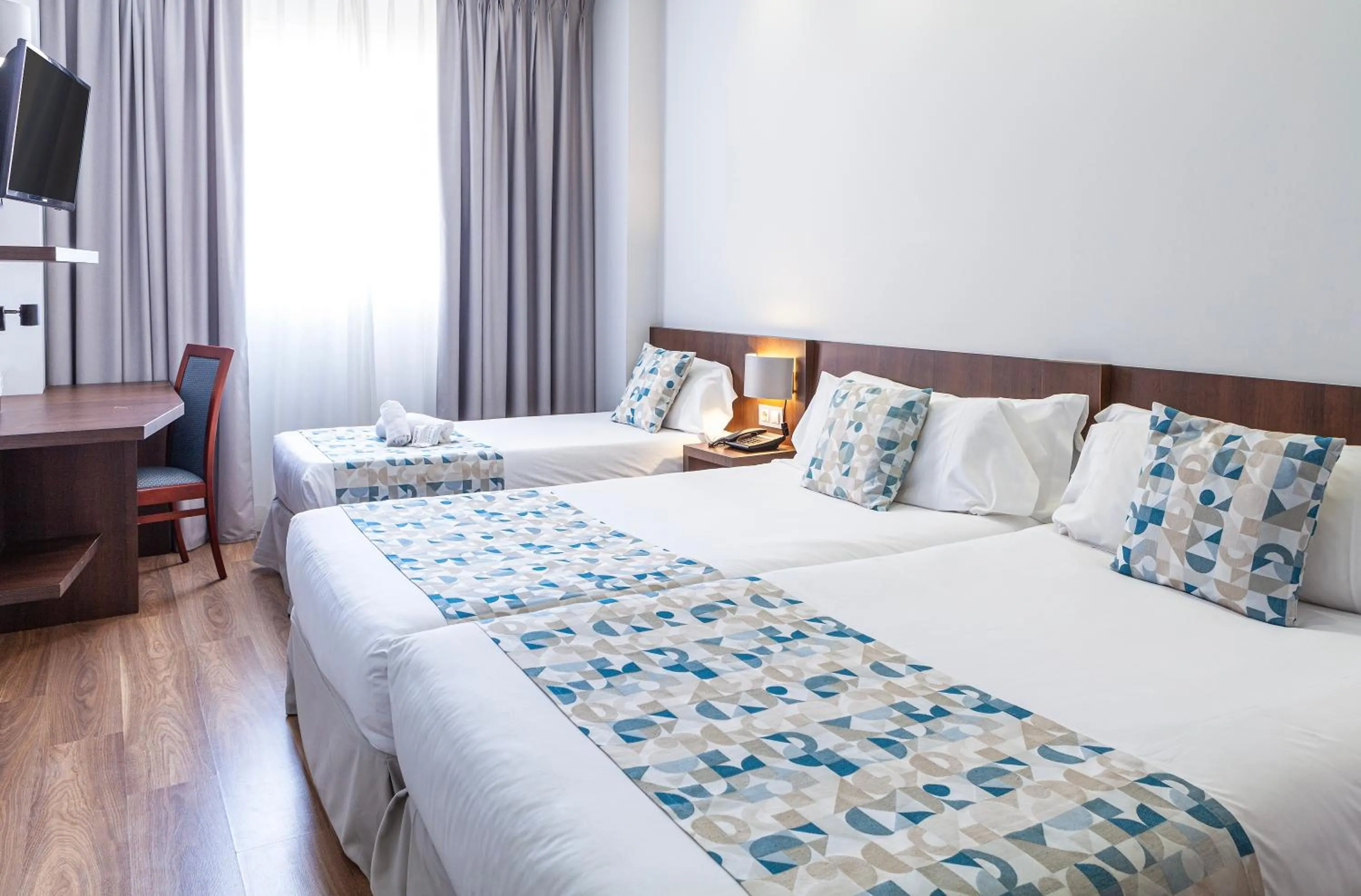 Bed in Hotel Olympia Universidades