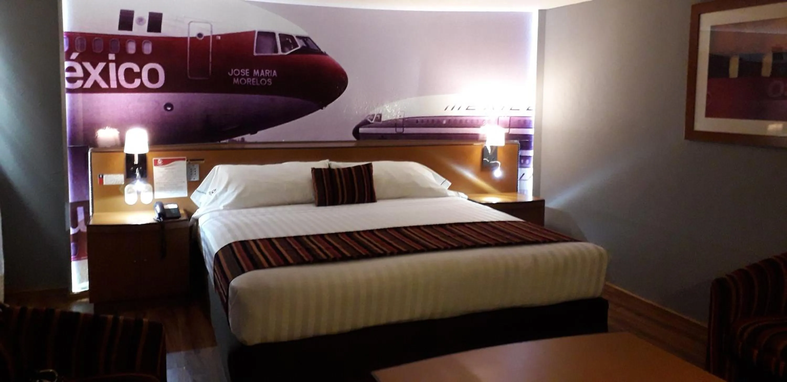 Bed in Hotel Mexicali