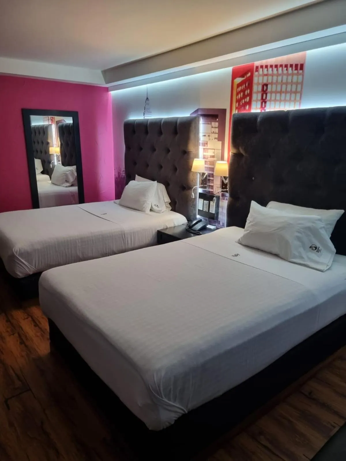 Bed in Hotel Mexicali