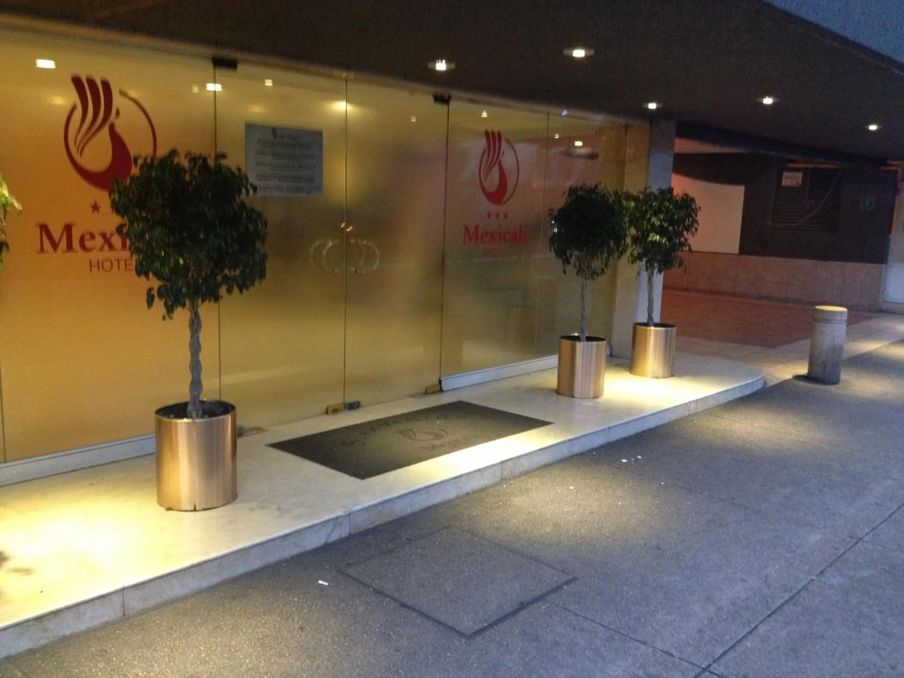 Facade/entrance in Hotel Mexicali