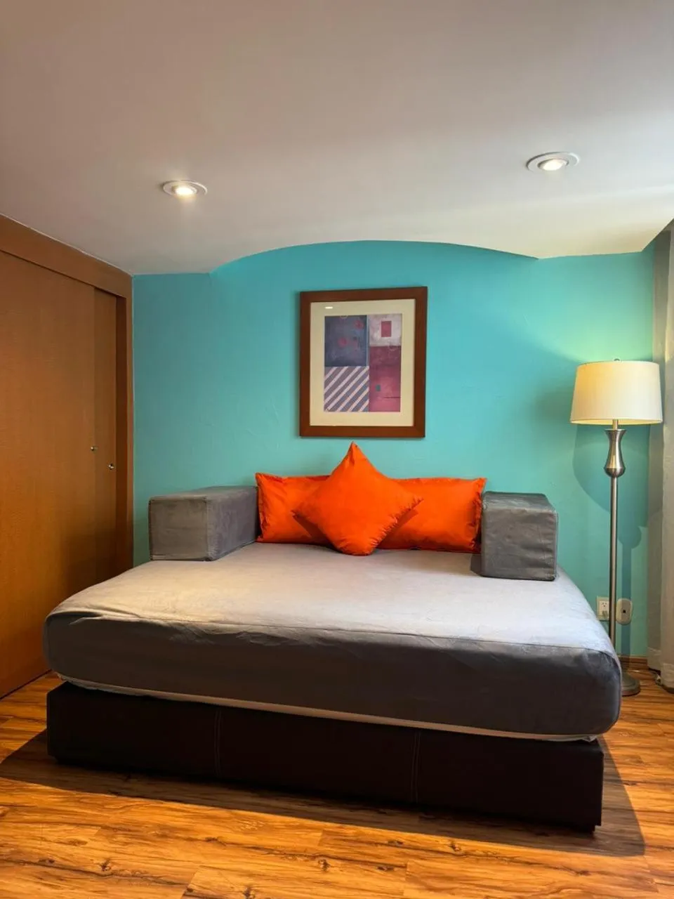 Bed in Hotel Mexicali