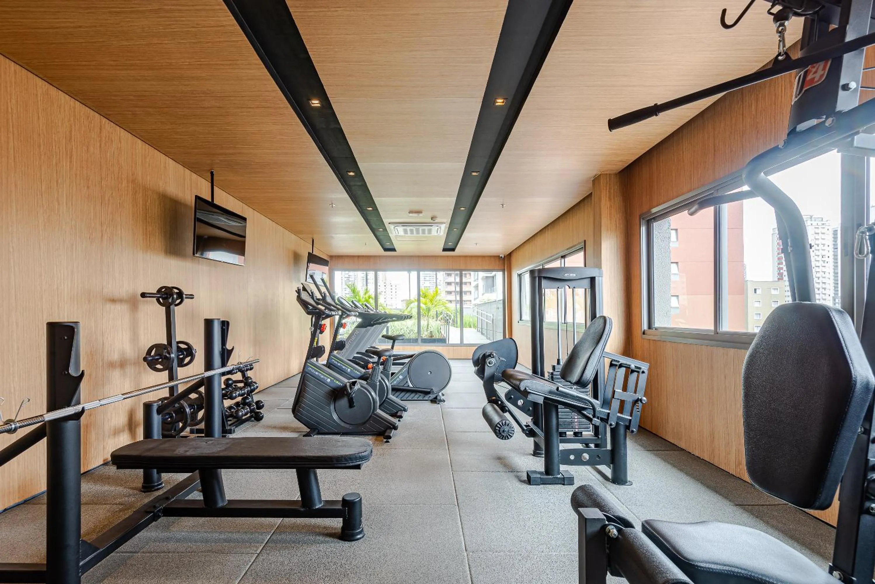 Fitness centre/facilities in Roomo Transamerica SP Alto do Ipiranga