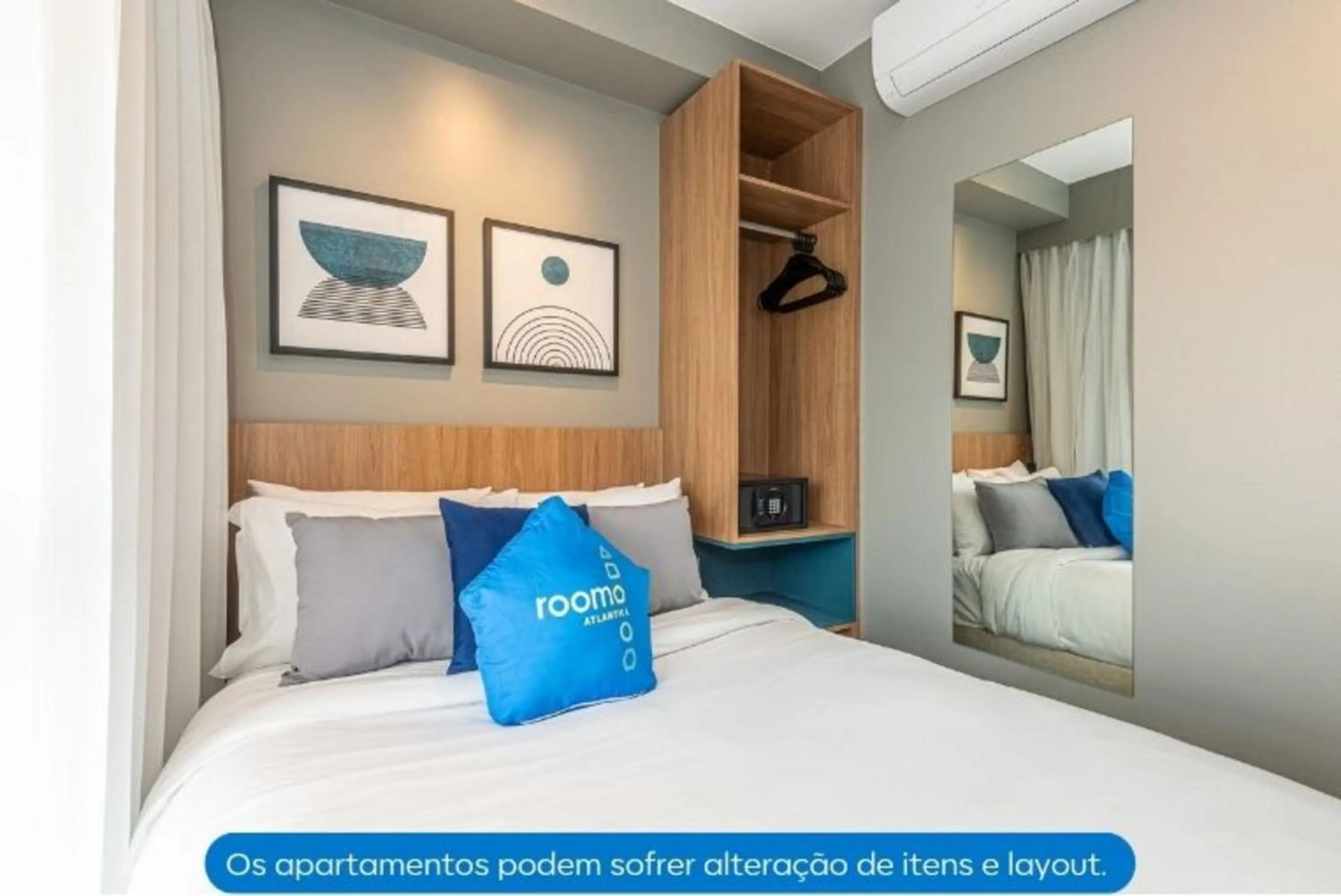 Bed in Roomo Transamerica SP Alto do Ipiranga